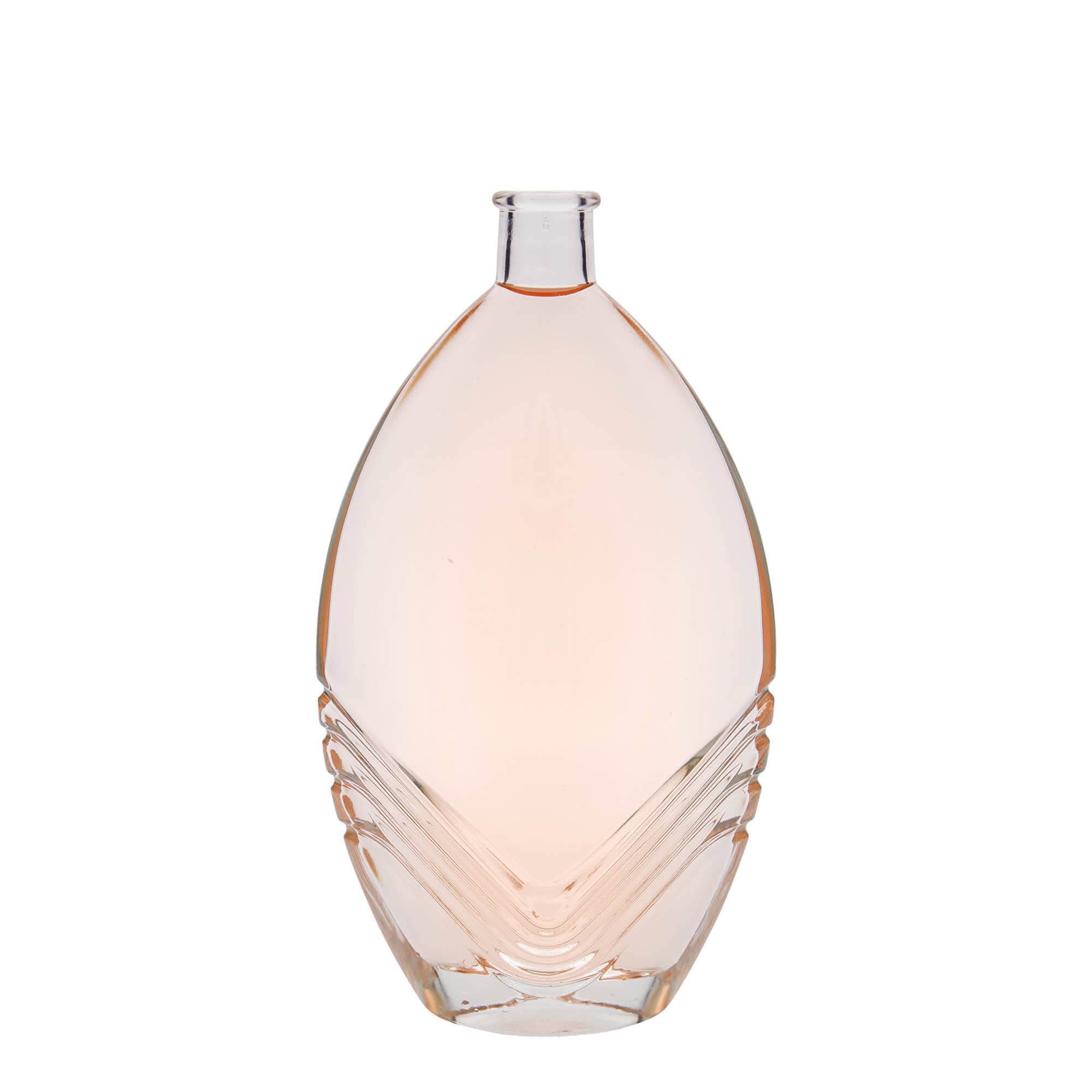 500 ml glasflaske 'Florence', oval, åbning: kork 500 ml glasflaske 'Florence', oval, åbning: kork