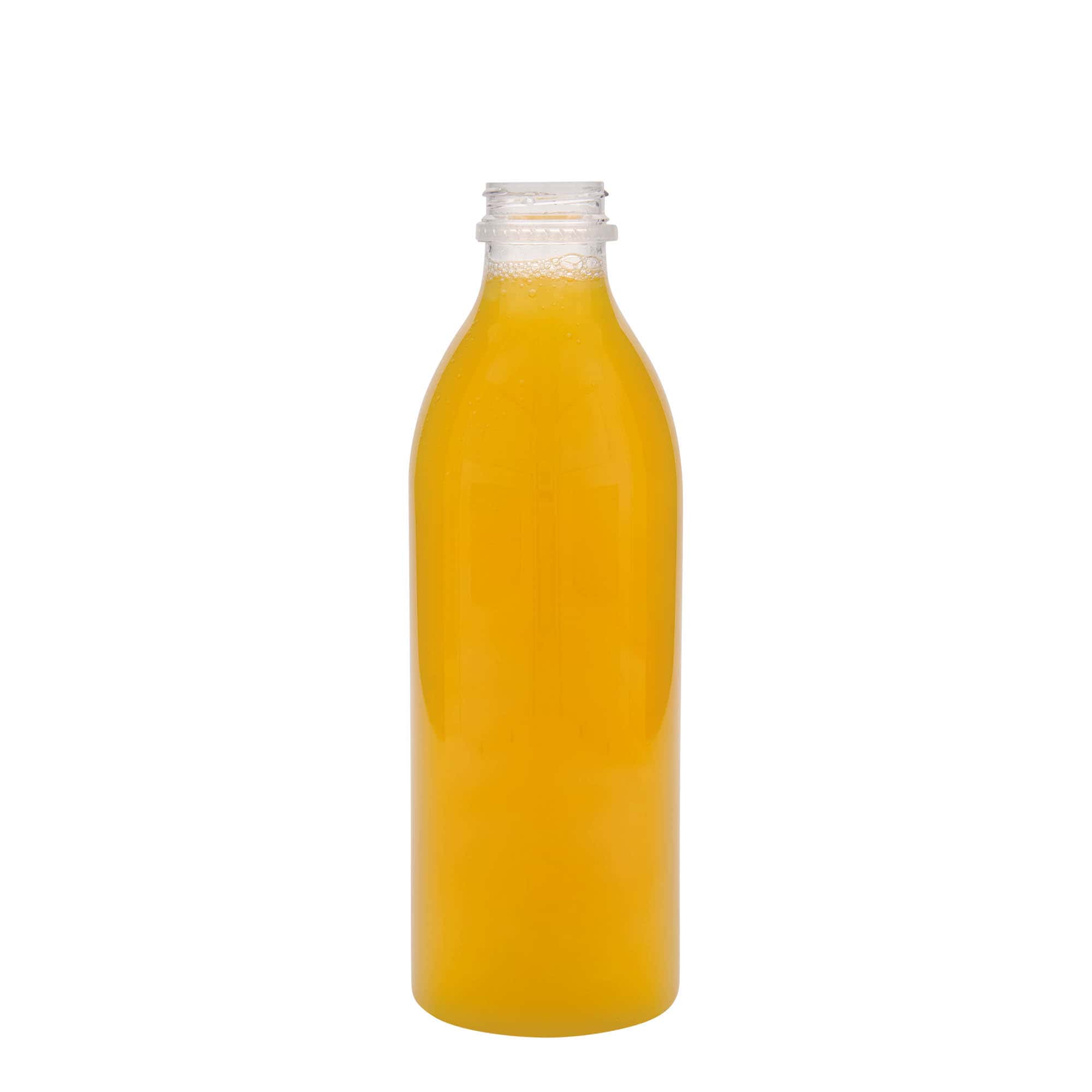 1.000 ml PET-flaske standard, plast, åbning: 38 mm 1.000 ml PET-flaske standard, plast, åbning: 38 mm