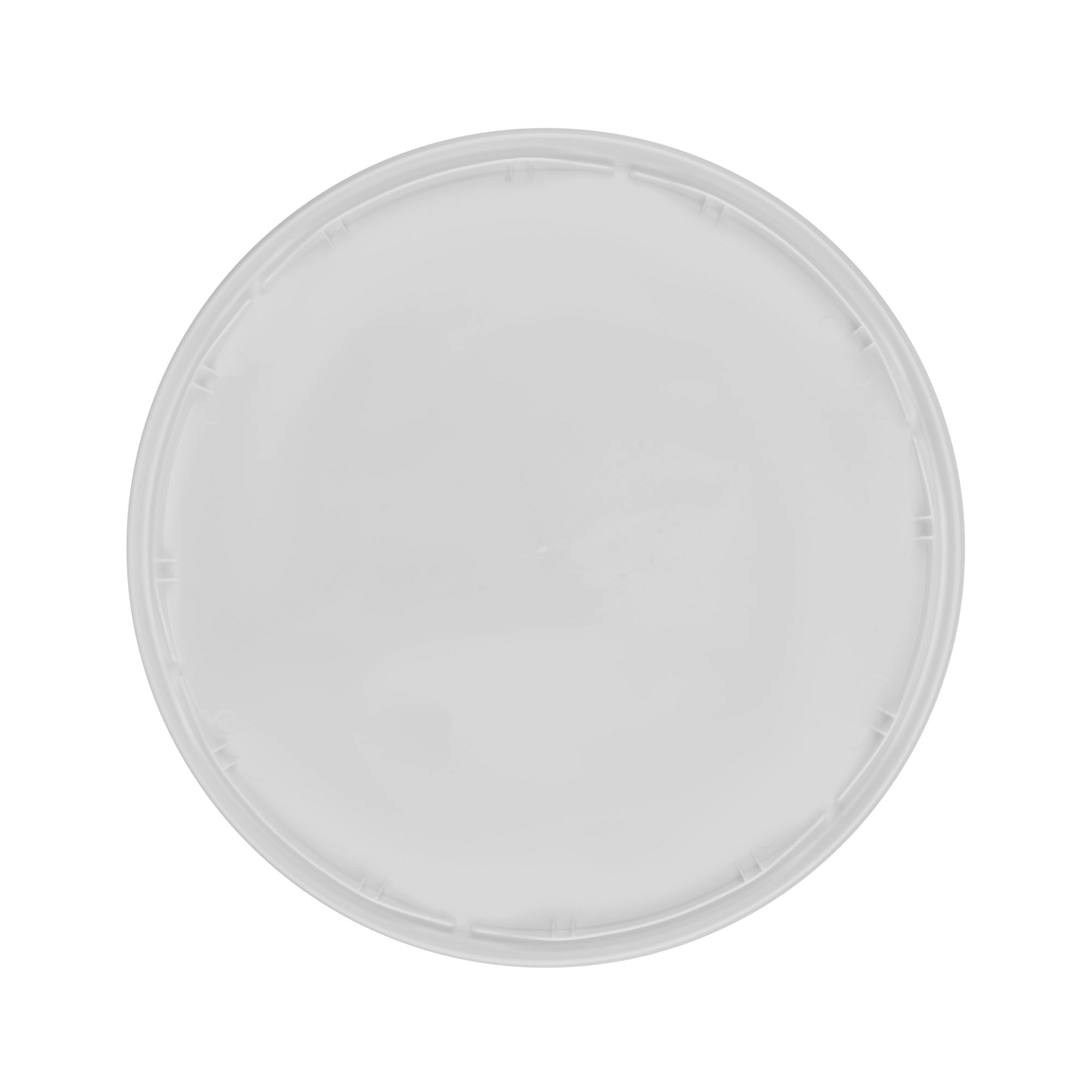 Låg til 20 l spand, PP-plast, hvid