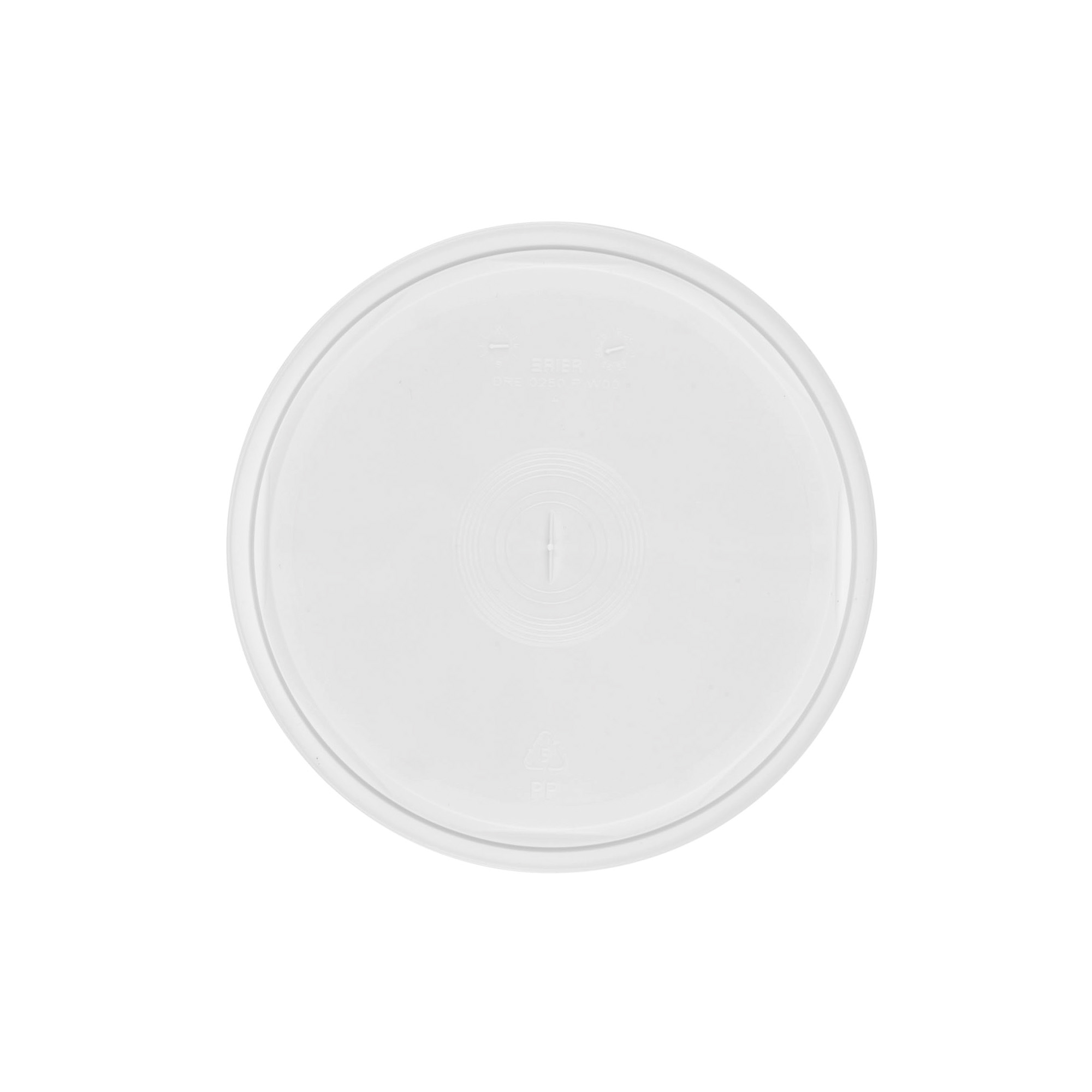 Låg til 2,5 l spand, PP-plast, hvid Låg til 2,5 l spand, PP-plast, hvid