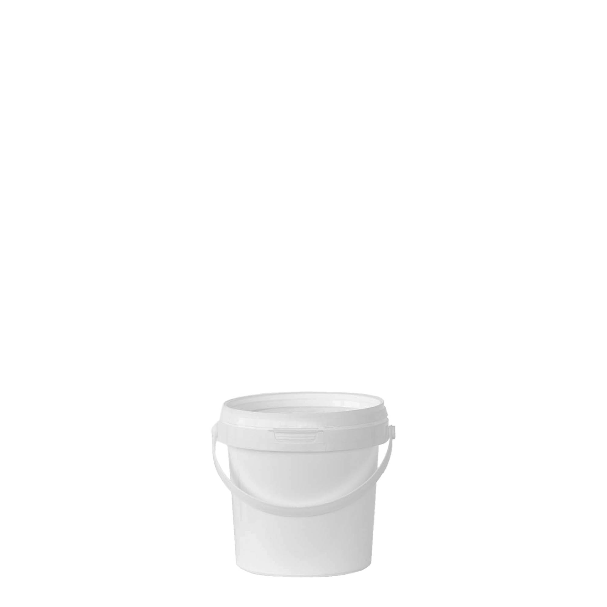 0,6 l spand, PP-plast, hvid 0,6 l spand, PP-plast, hvid
