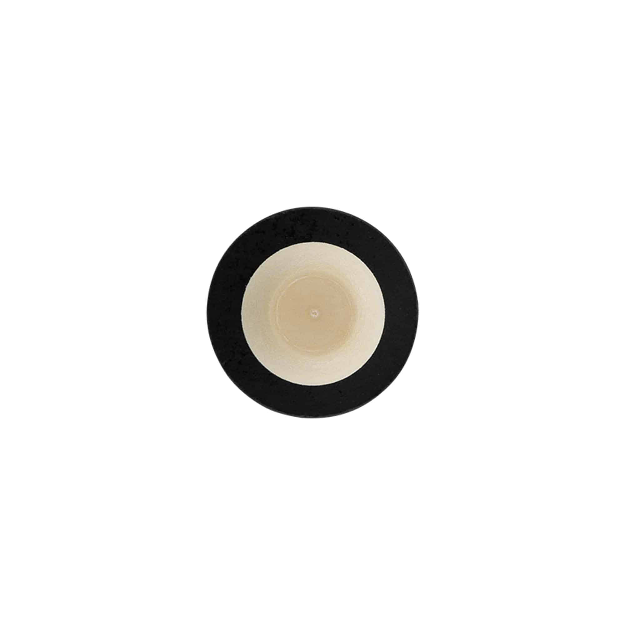 Prop 19 mm, træ, sort, til åbning: Kork