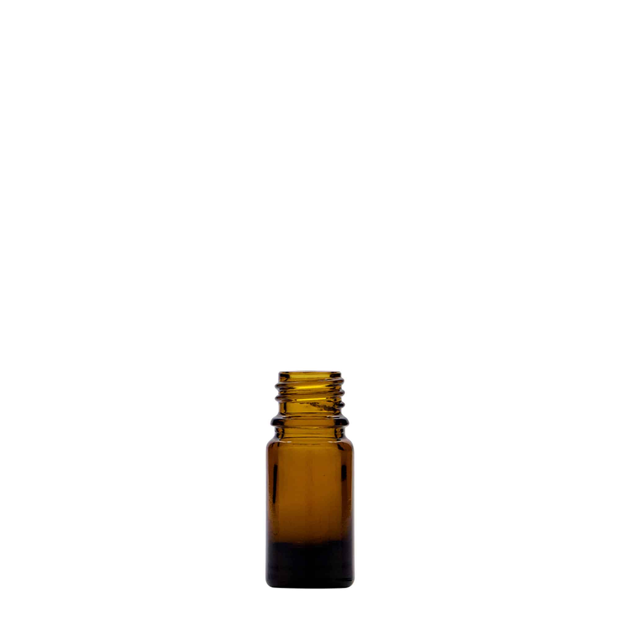 5 ml medicinflaske, glas, brun, åbning: DIN 18 5 ml medicinflaske, glas, brun, åbning: DIN 18