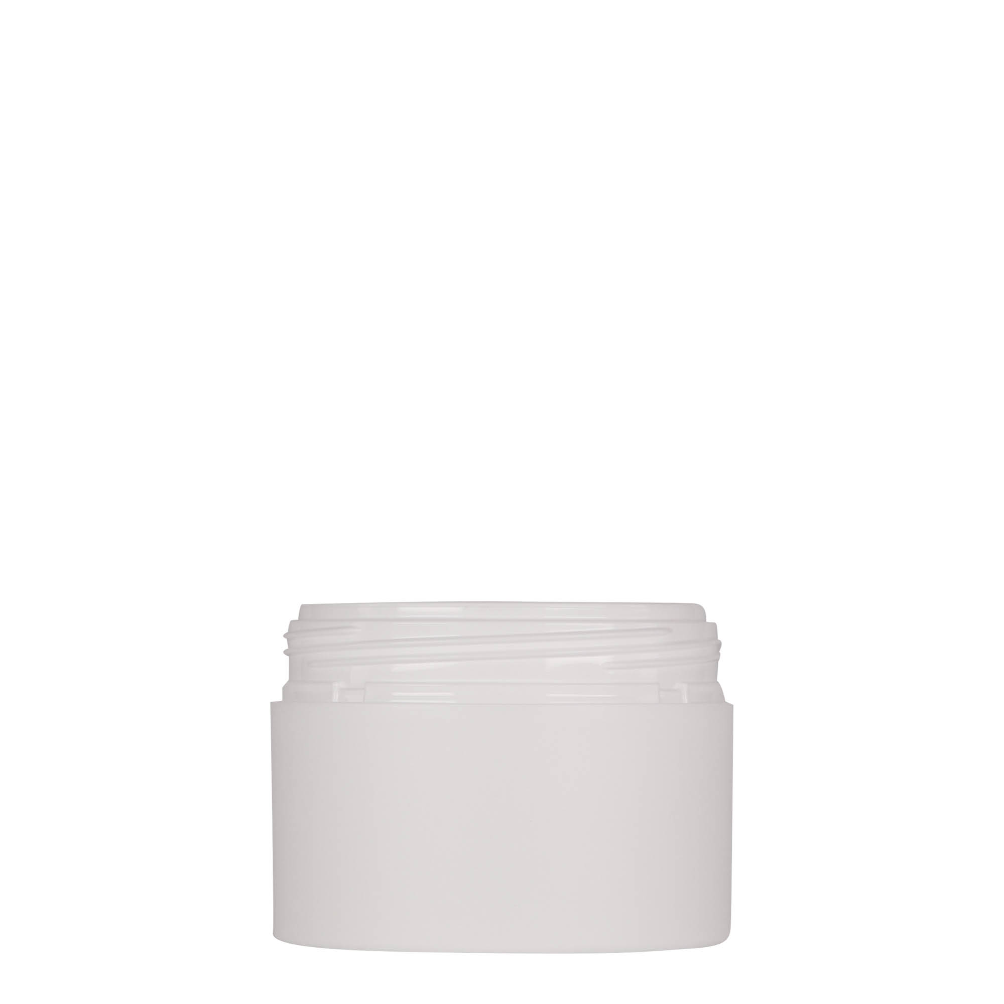 100 ml plastikbøtte 'Antonella', PP, hvid, åbning: skruelåg