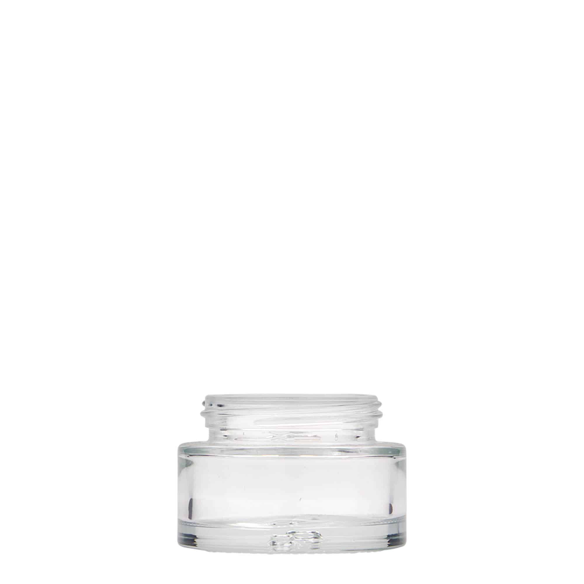 30 ml krukke 'Clear Edition', glas, åbning: skruelåg