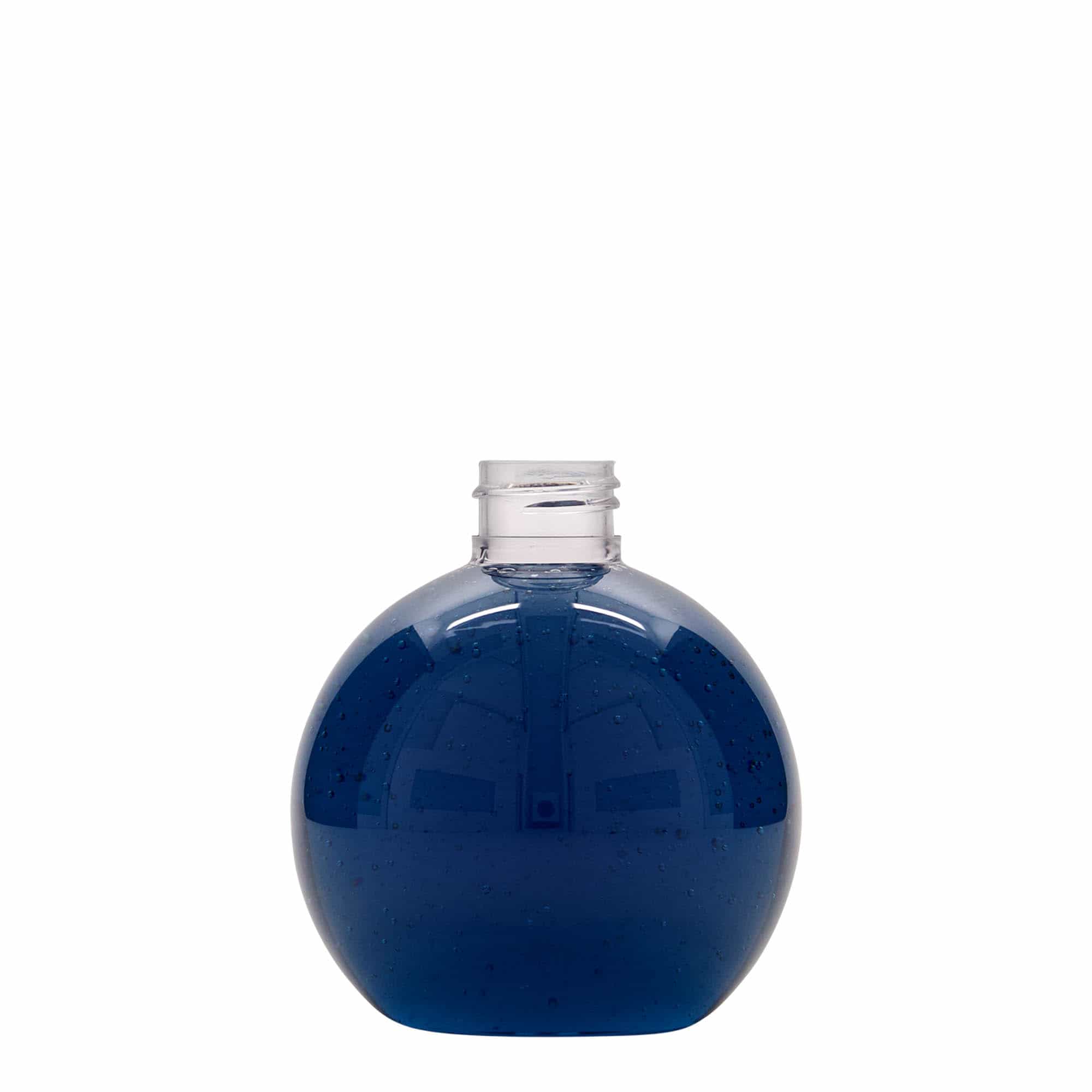 250 ml PET-flaske 'Perry', rund, plast, åbning: GPI 24/410