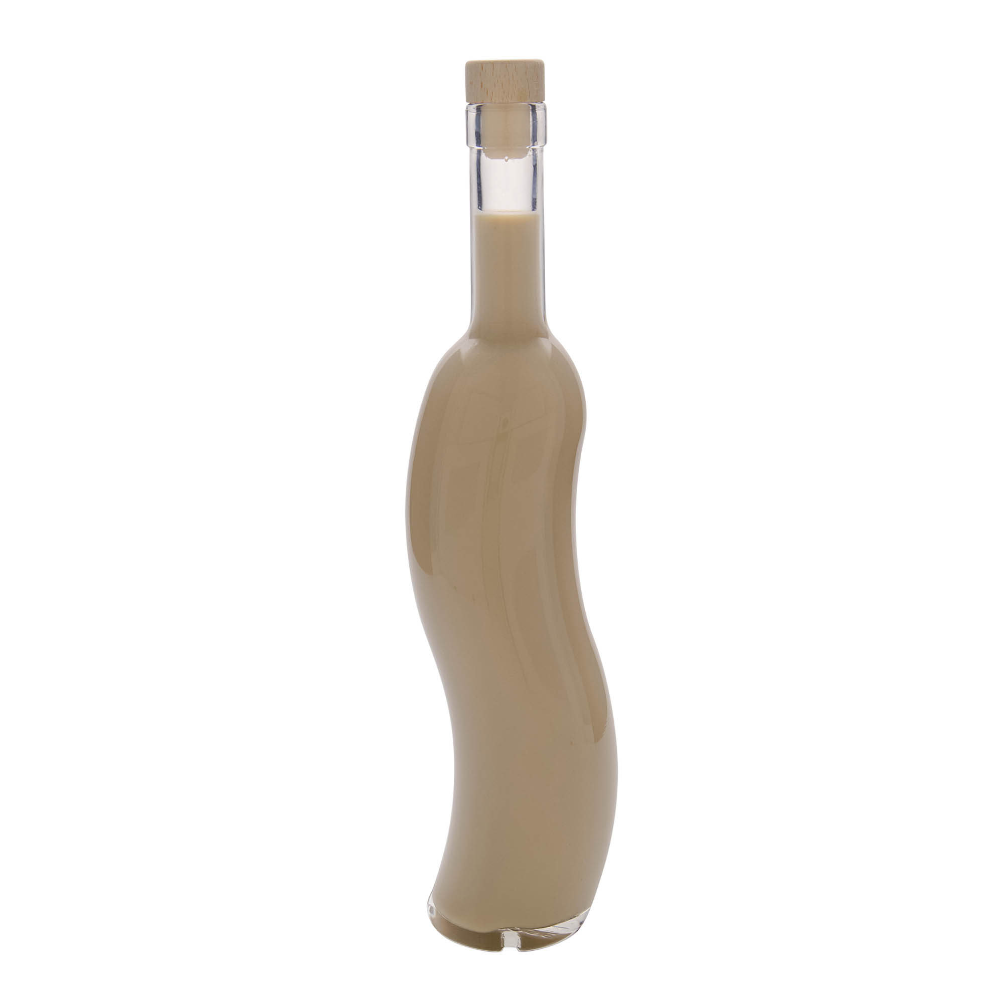 500 ml glasflaske 'La-Ola', halvrund, åbning: kork 500 ml glasflaske 'La-Ola', halvrund, åbning: kork