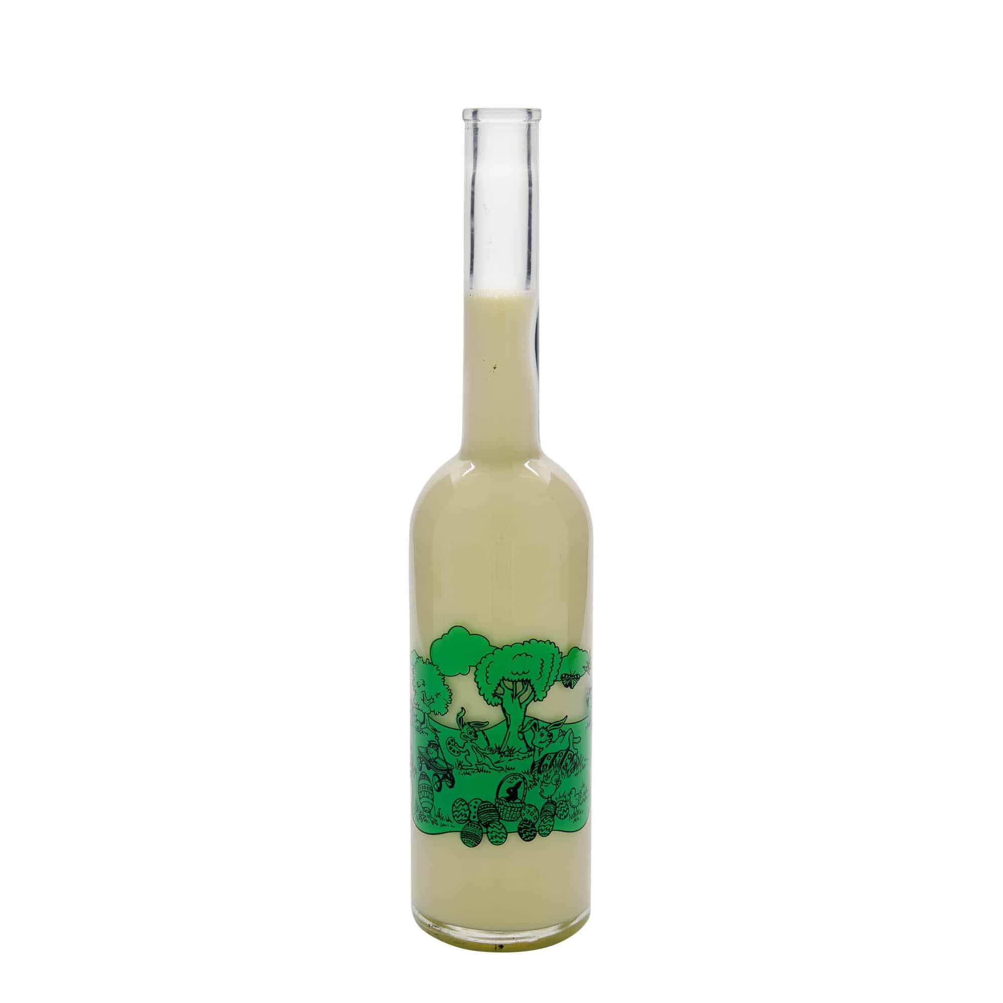 500 ml glasflaske 'Opera', motiv: God påske, åbning: Kork