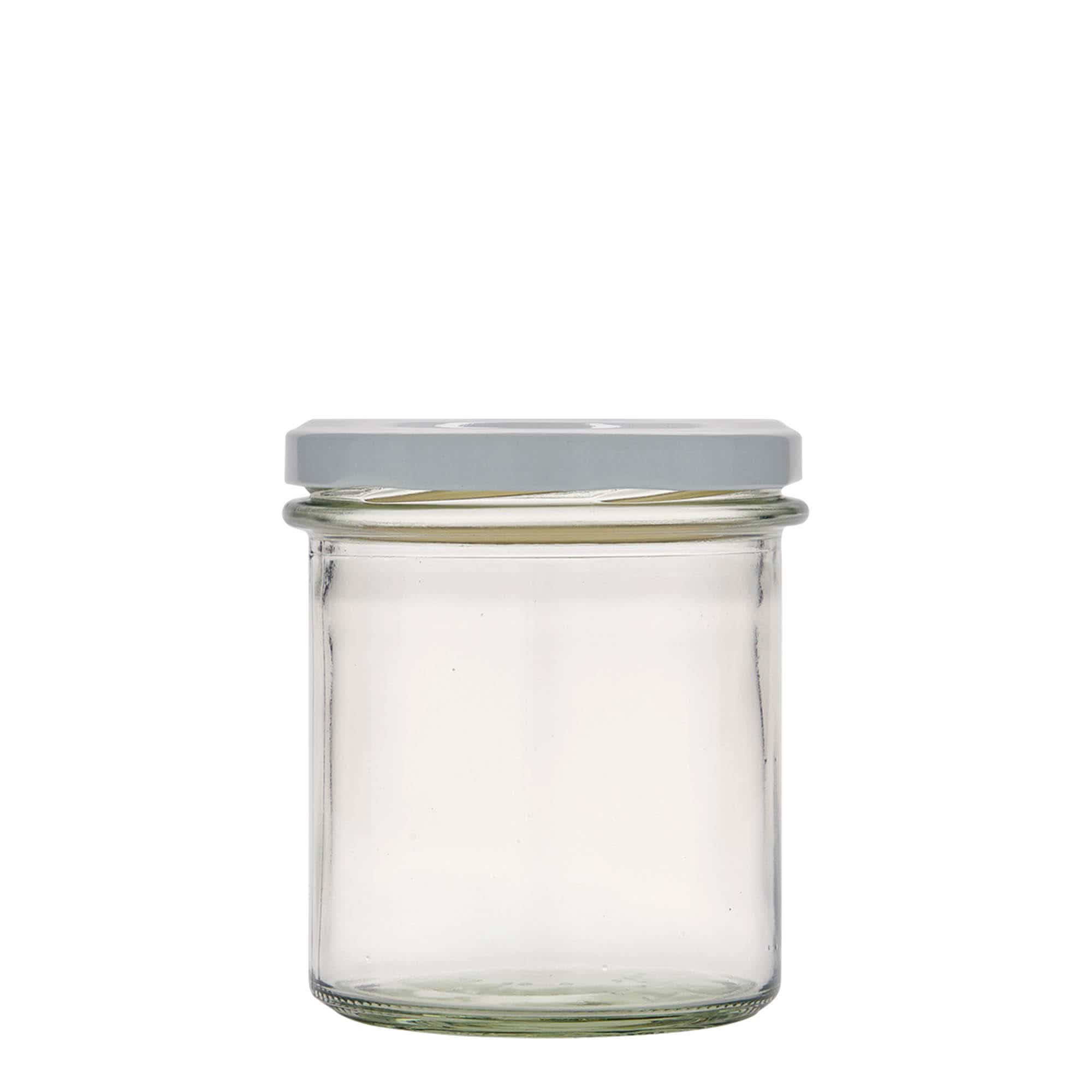 350 ml højt, cylindrisk sylteglas, åbning: Twist-off (TO 82)