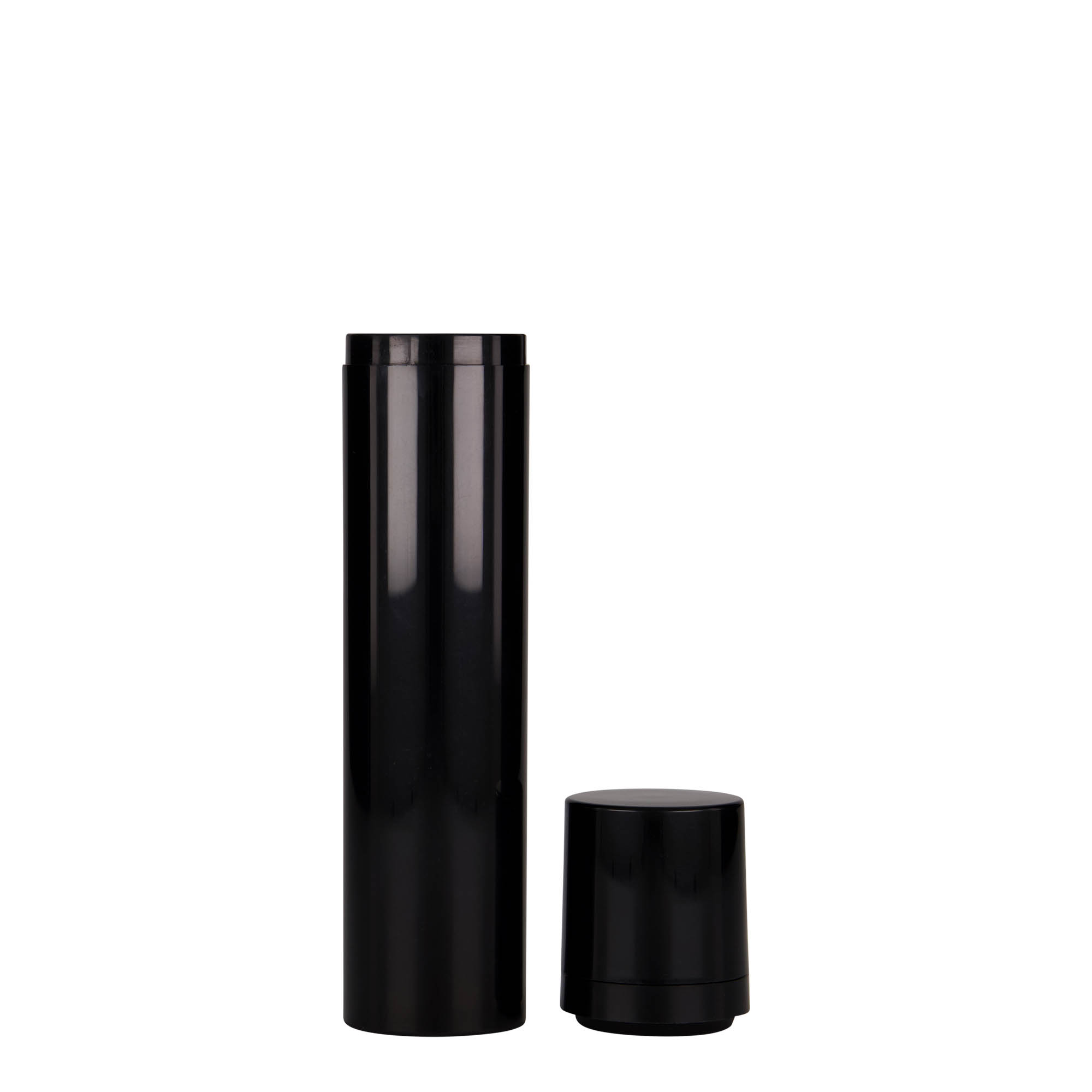100 ml Airless-dispenser 'Mezzo', PP-plast, sort 100 ml Airless-dispenser 'Mezzo', PP-plast, sort