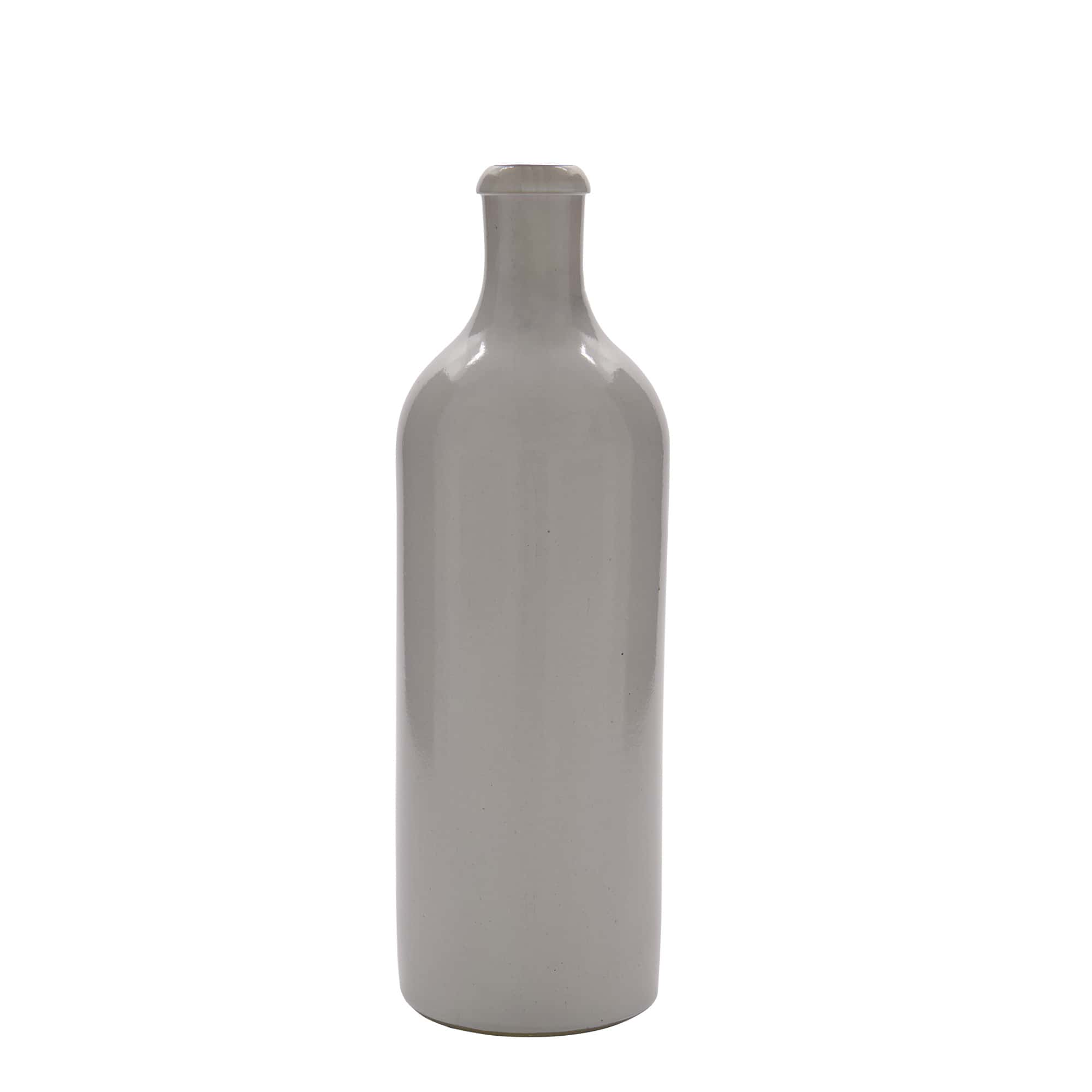 750 ml lerkrus, stentøj, hvid, åbning: Patentlåg 750 ml lerkrus, stentøj, hvid, åbning: Patentlåg