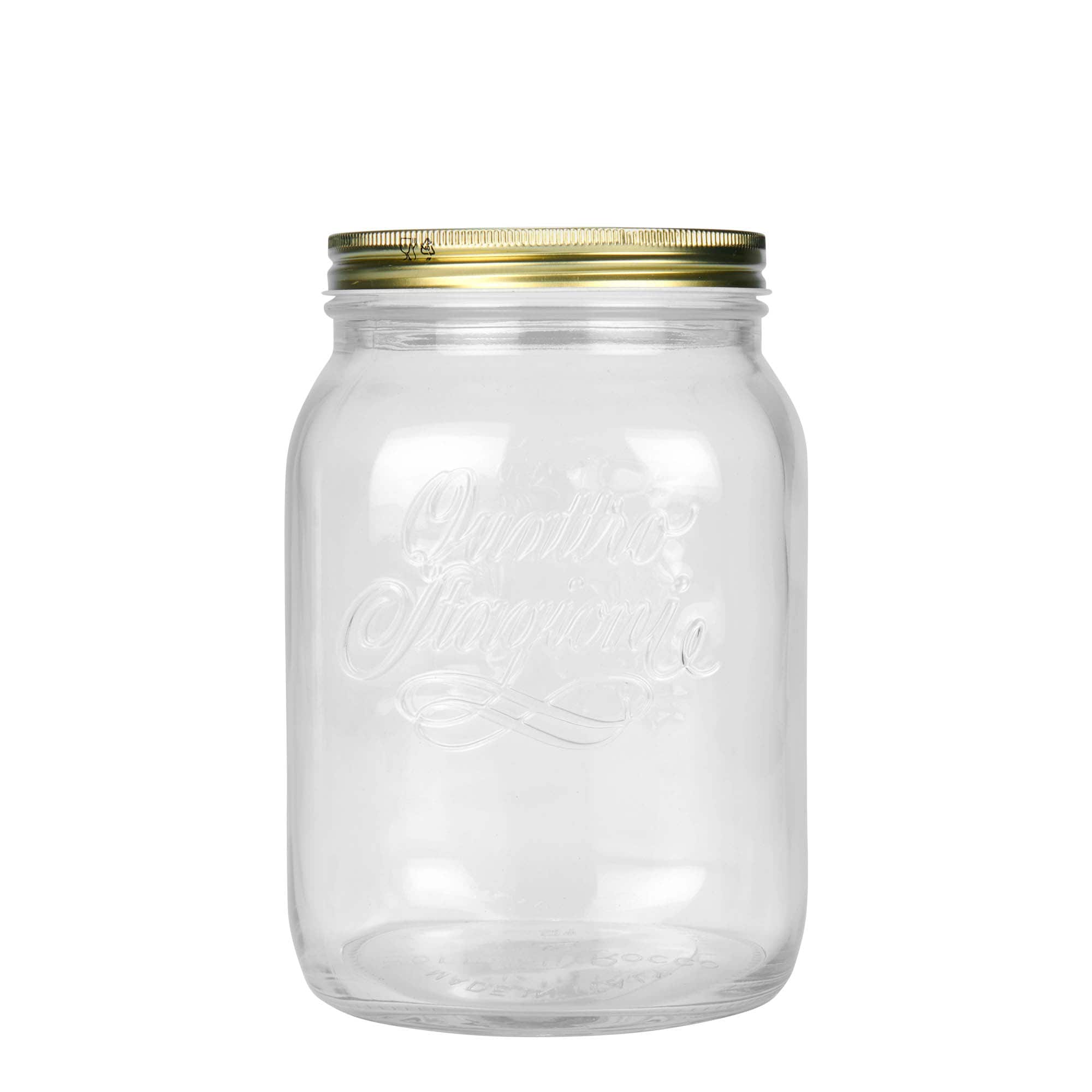 2.000 ml glas 'Quattro Stagioni', åbning: skruelåg