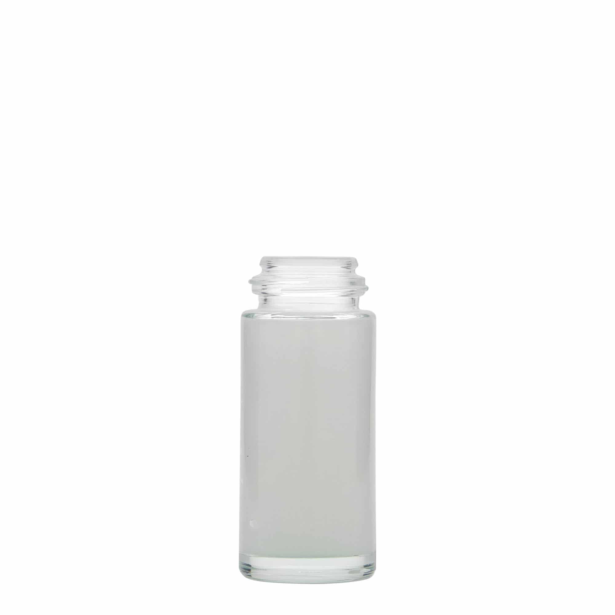 50 ml roll-on-flaske, glas, åbning: skruelåg