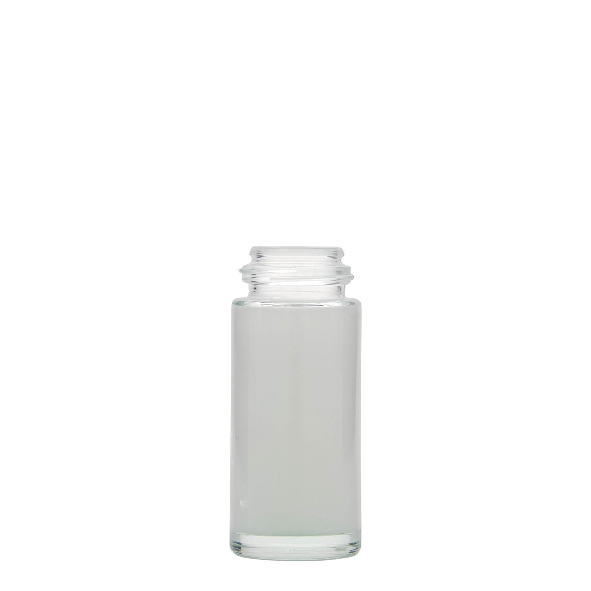 50 ml roll-on-flaske, glas, åbning: skruelåg 50 ml roll-on-flaske, glas, åbning: skruelåg