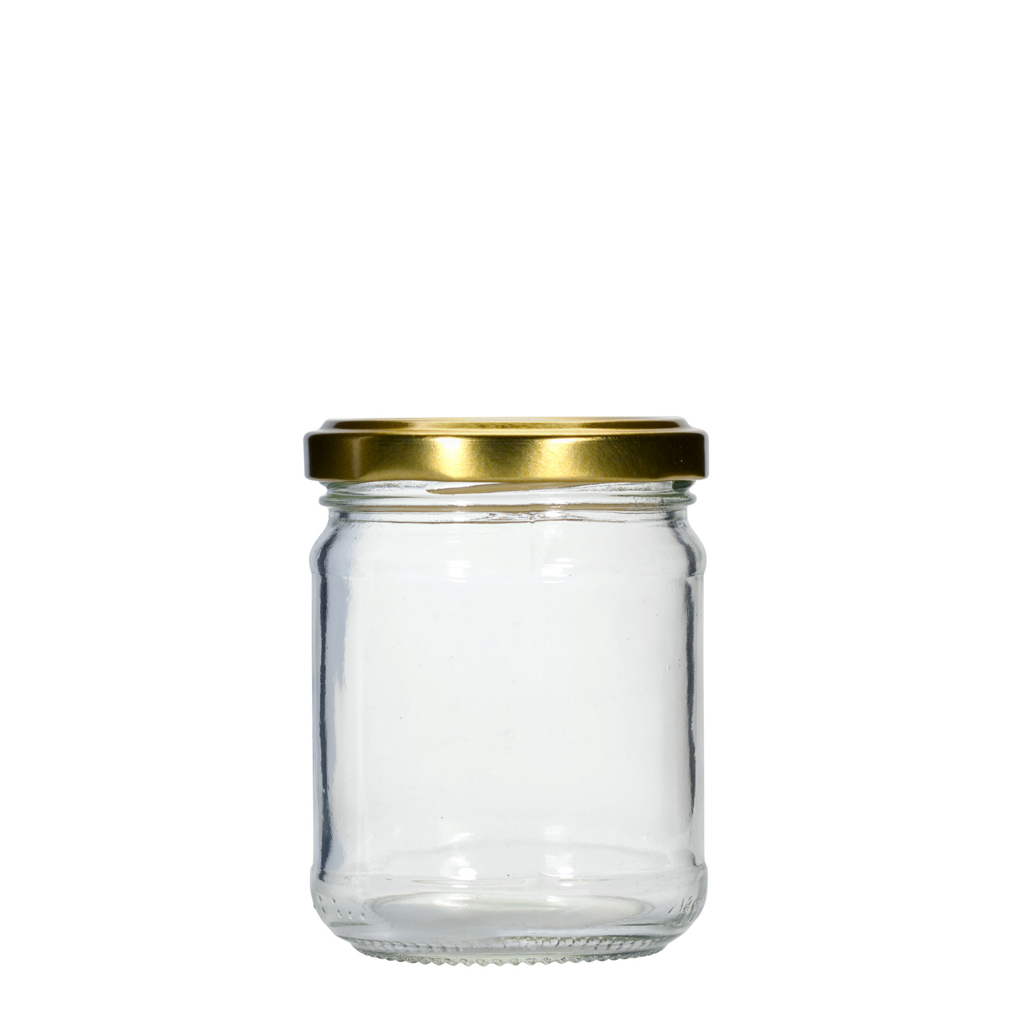 212 ml rundt glas, åbning: twist-off (TO 63)