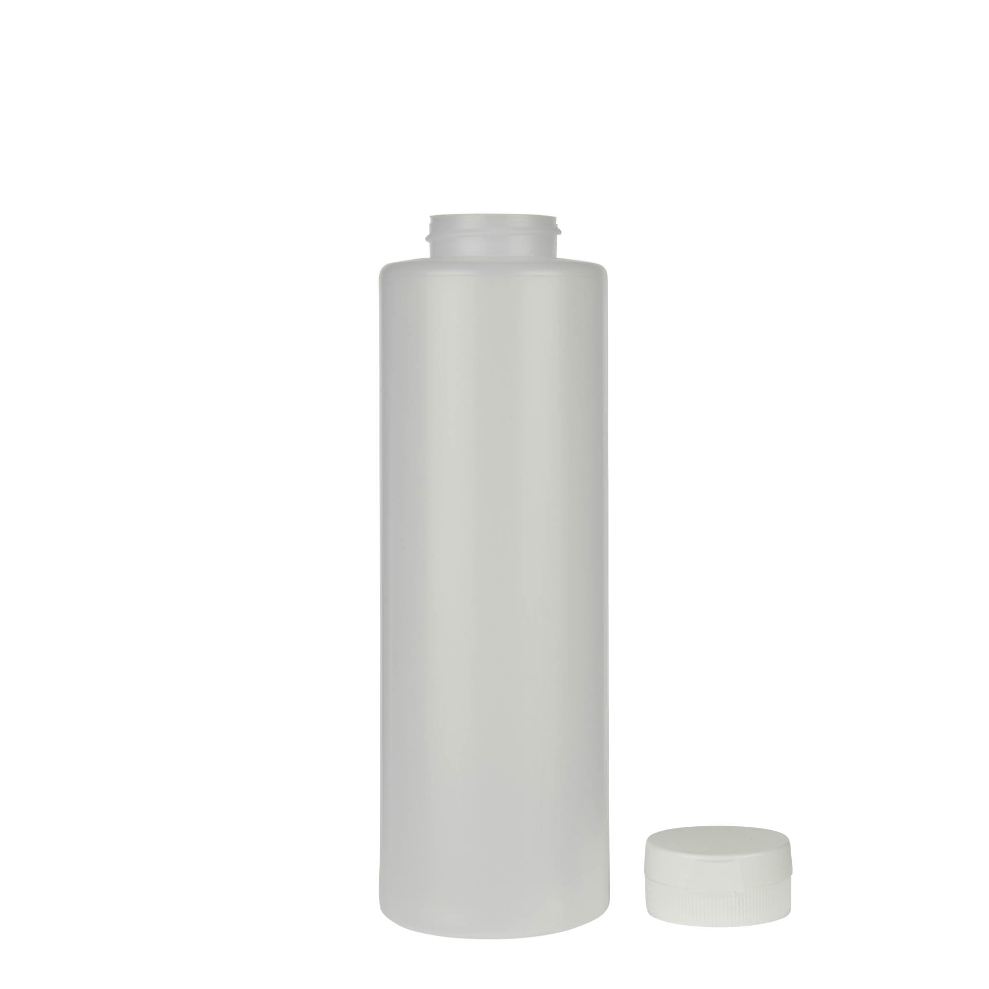 500 ml sauceflaske, LDPE-plast, natur, åbning: 38/400 500 ml sauceflaske, LDPE-plast, natur, åbning: 38/400
