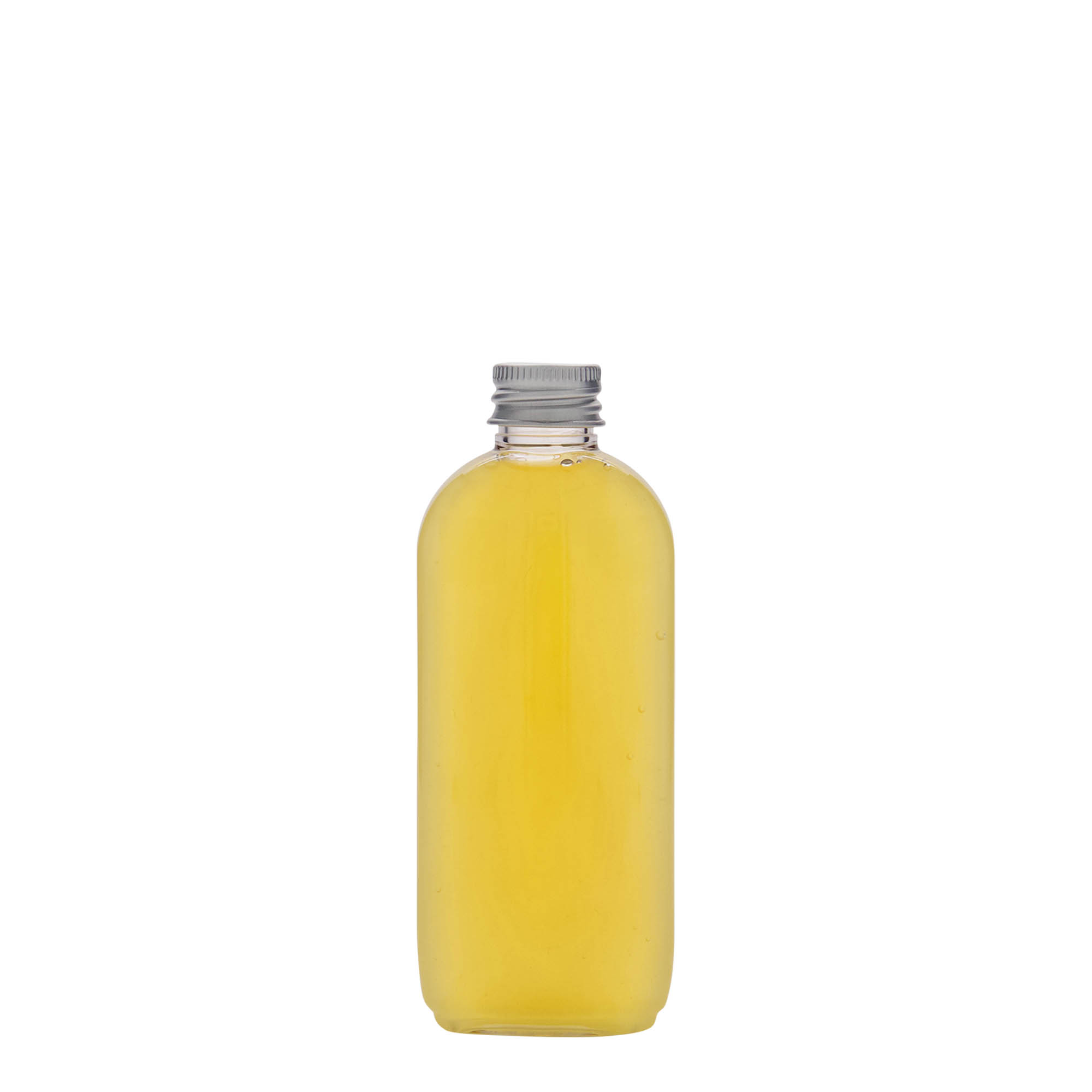 100 ml PET-flaske 'Iris', oval, plast, tud: 20/410 100 ml PET-flaske 'Iris', oval, plast, tud: 20/410