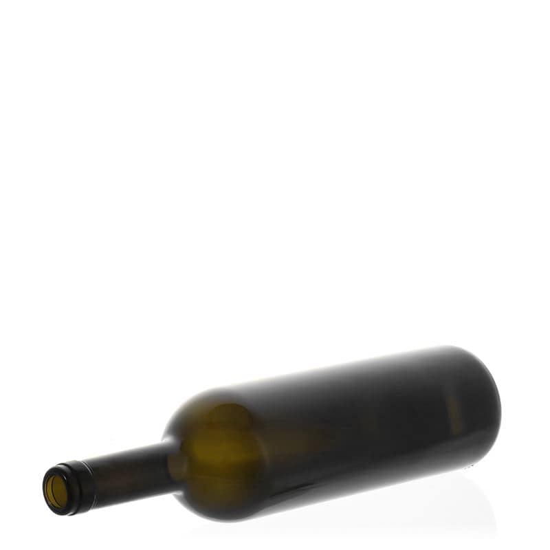 750 ml vinflaske 'Golia', antikgrøn, åbning: Kork
