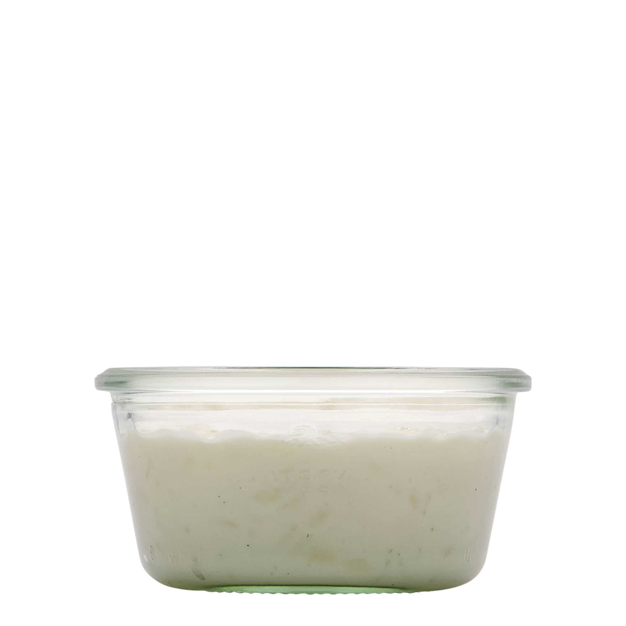 290 ml cylindrisk WECK-sylteglas, åbning: Rund kant