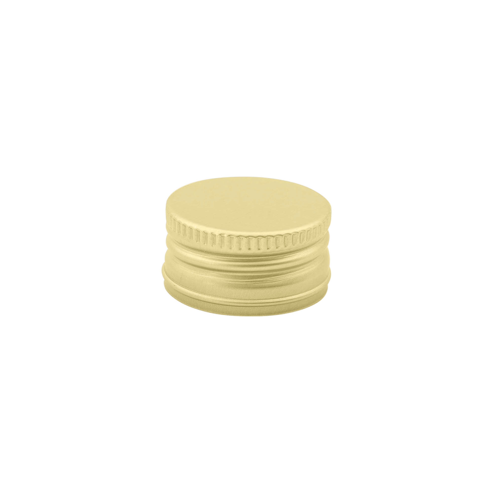 Skruelåg, metal, guld, til munding: PP 31,5 Skruelåg, metal, guld, til munding: PP 31,5