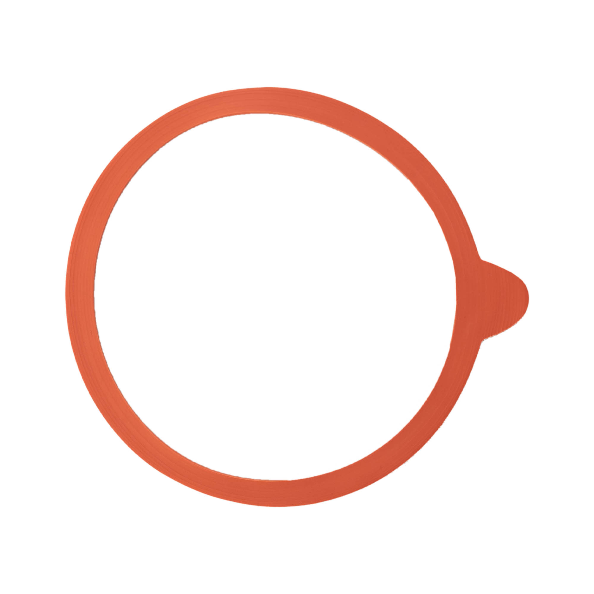 WECK-inddækningsring RR120, rød, åbning: Rundkant WECK-inddækningsring RR120, rød, åbning: Rundkant