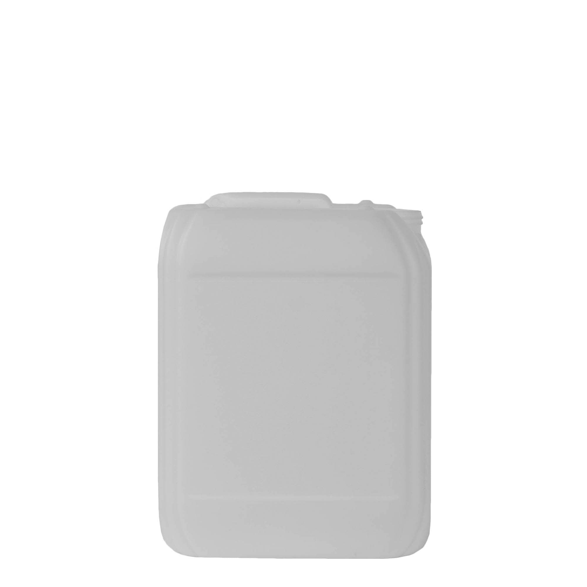 10 l dunk, rektangulær, HDPE-plast, natur, åbning: ND 55