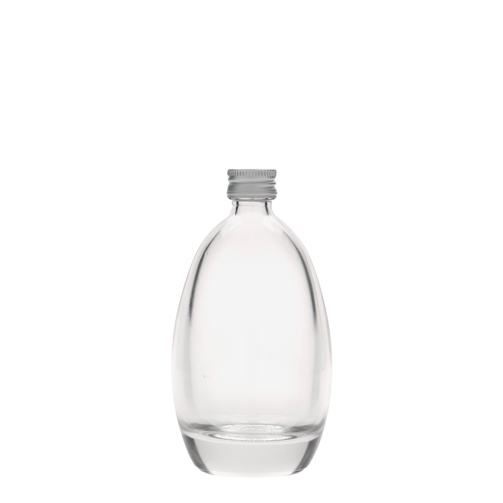 100 ml glasflaske 'Æg', åbning: PP 18 100 ml glasflaske 'Æg', åbning: PP 18