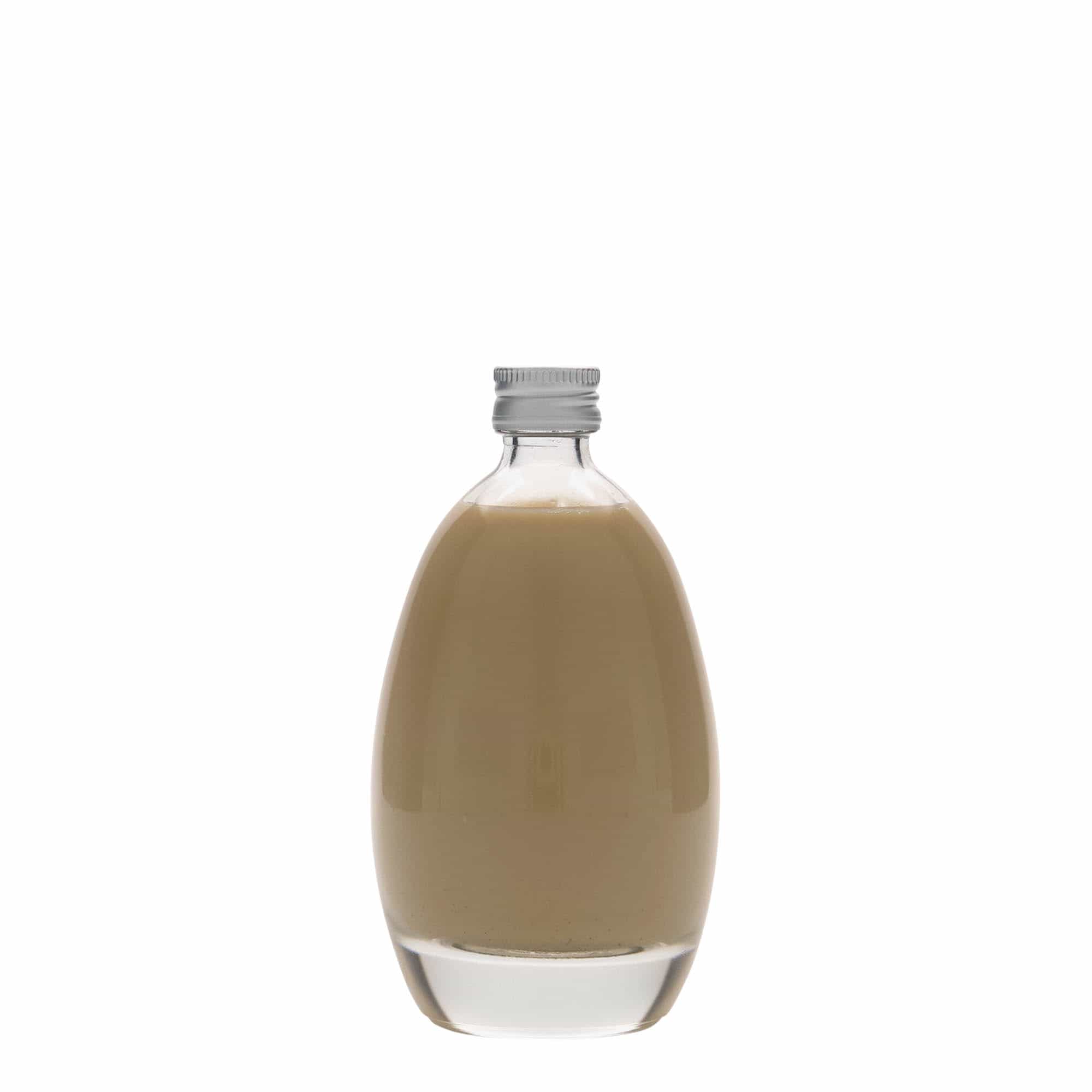 100 ml glasflaske 'æg', åbning: PP 18