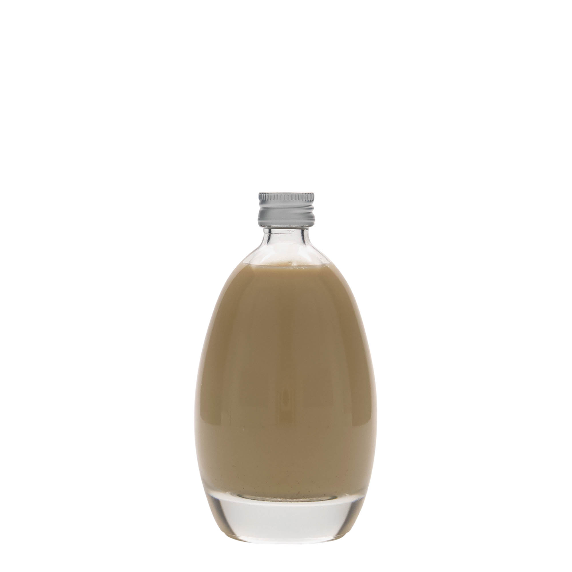 100 ml glasflaske 'Æg', åbning: PP 18 100 ml glasflaske 'Æg', åbning: PP 18