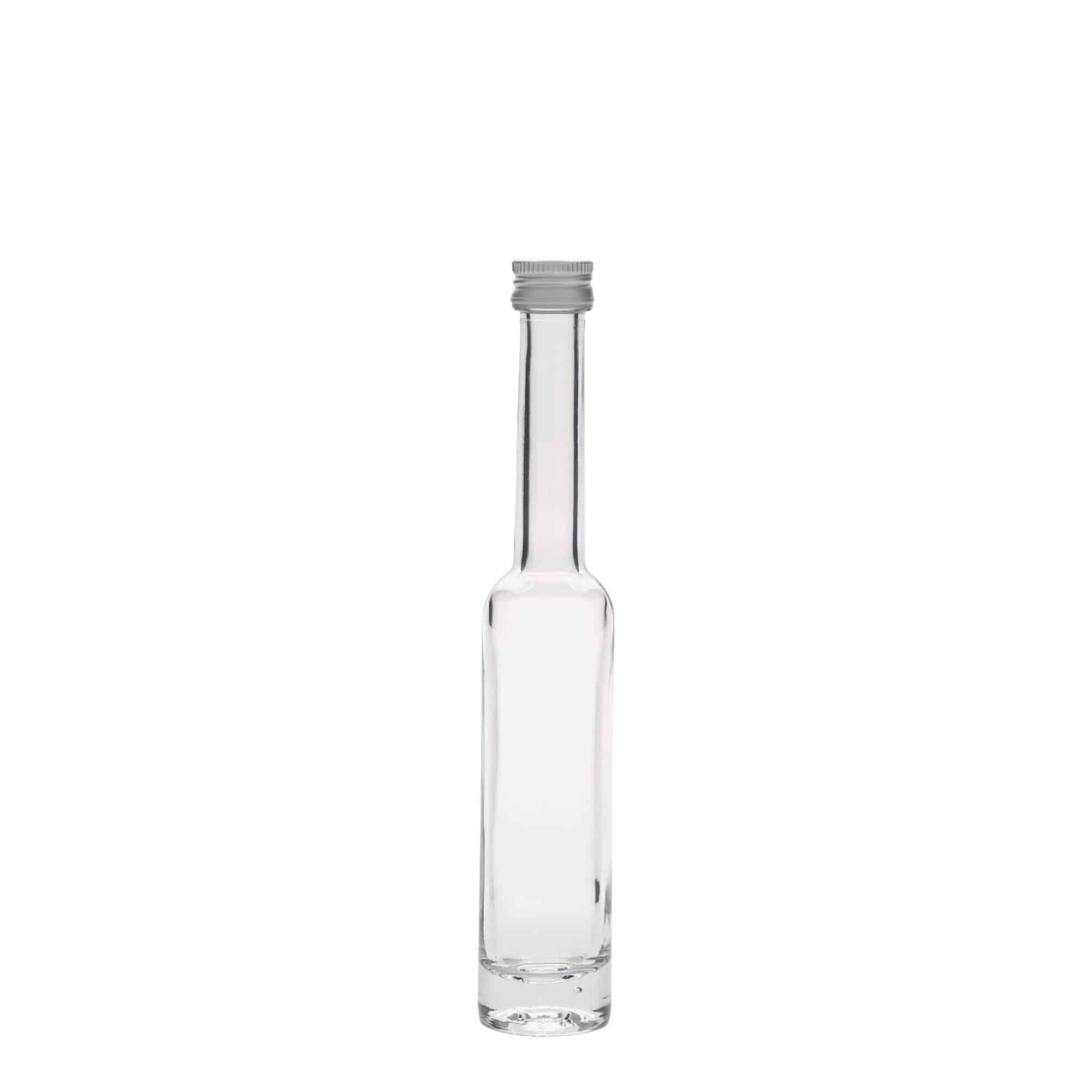 40 ml glasflaske 'Platina', åbning: PP 18 40 ml glasflaske 'Platina', åbning: PP 18