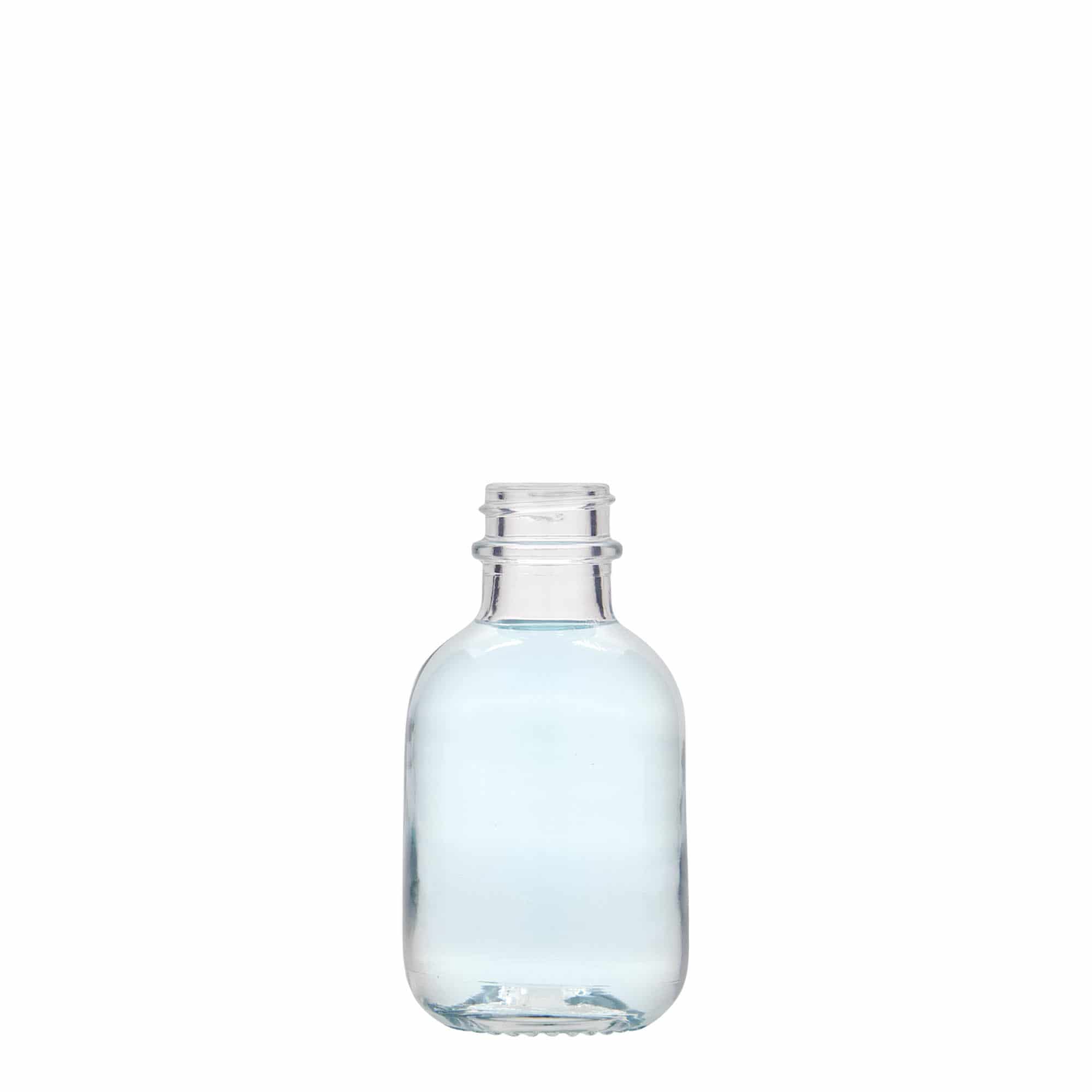 50 ml glasflaske 'Lotto', åbning: GPI 22 50 ml glasflaske 'Lotto', åbning: GPI 22