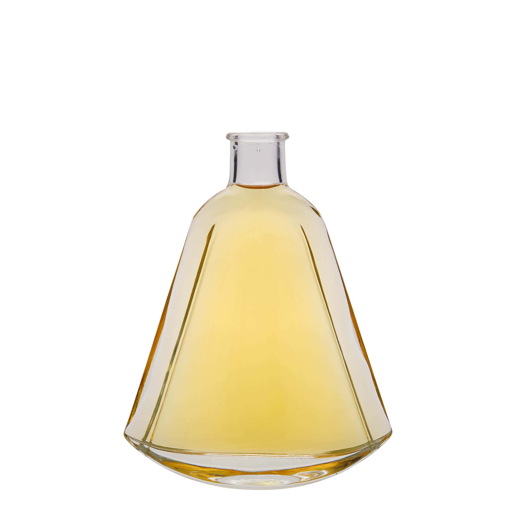 200 ml glasflaske 'Maurizio', oval, åbning: Kork