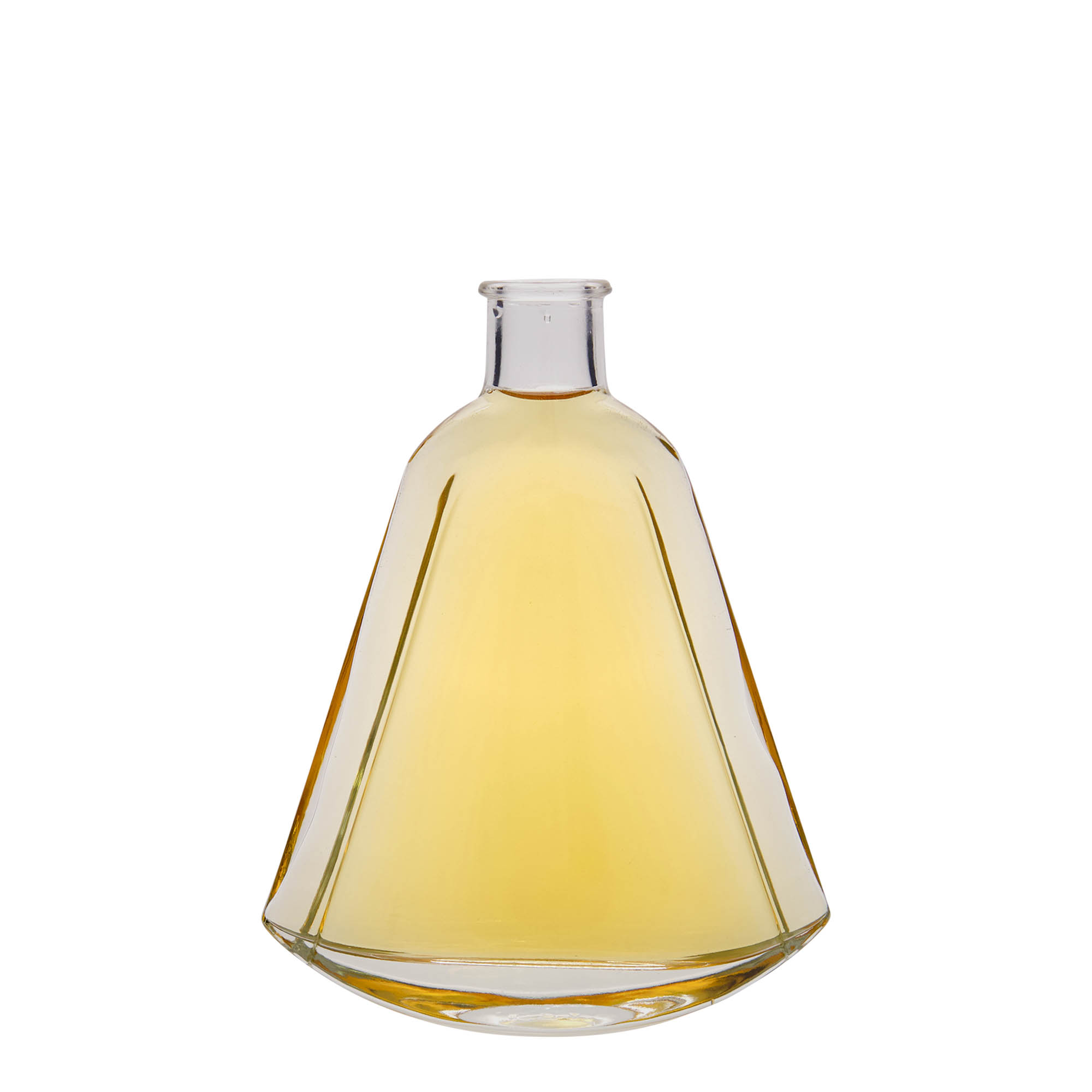 200 ml glasflaske 'Maurizio', oval, åbning: kork