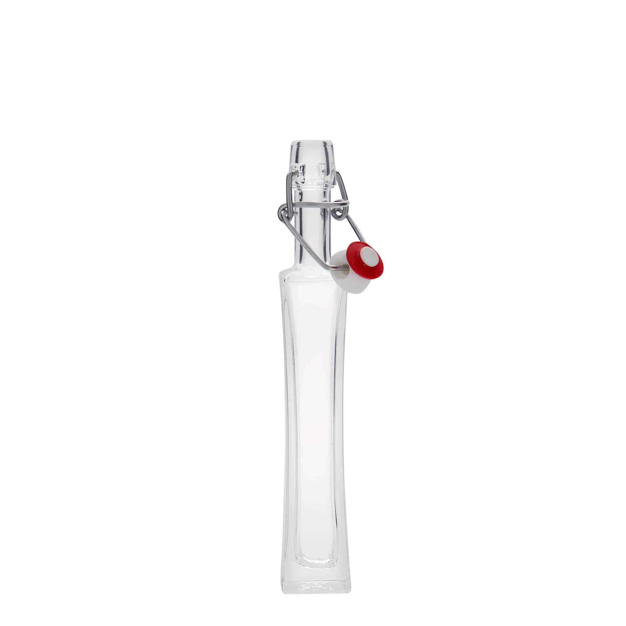 40 ml glasflaske 'Koko', kvadratisk, åbning: Patentlåg 40 ml glasflaske 'Koko', kvadratisk, åbning: Patentlåg