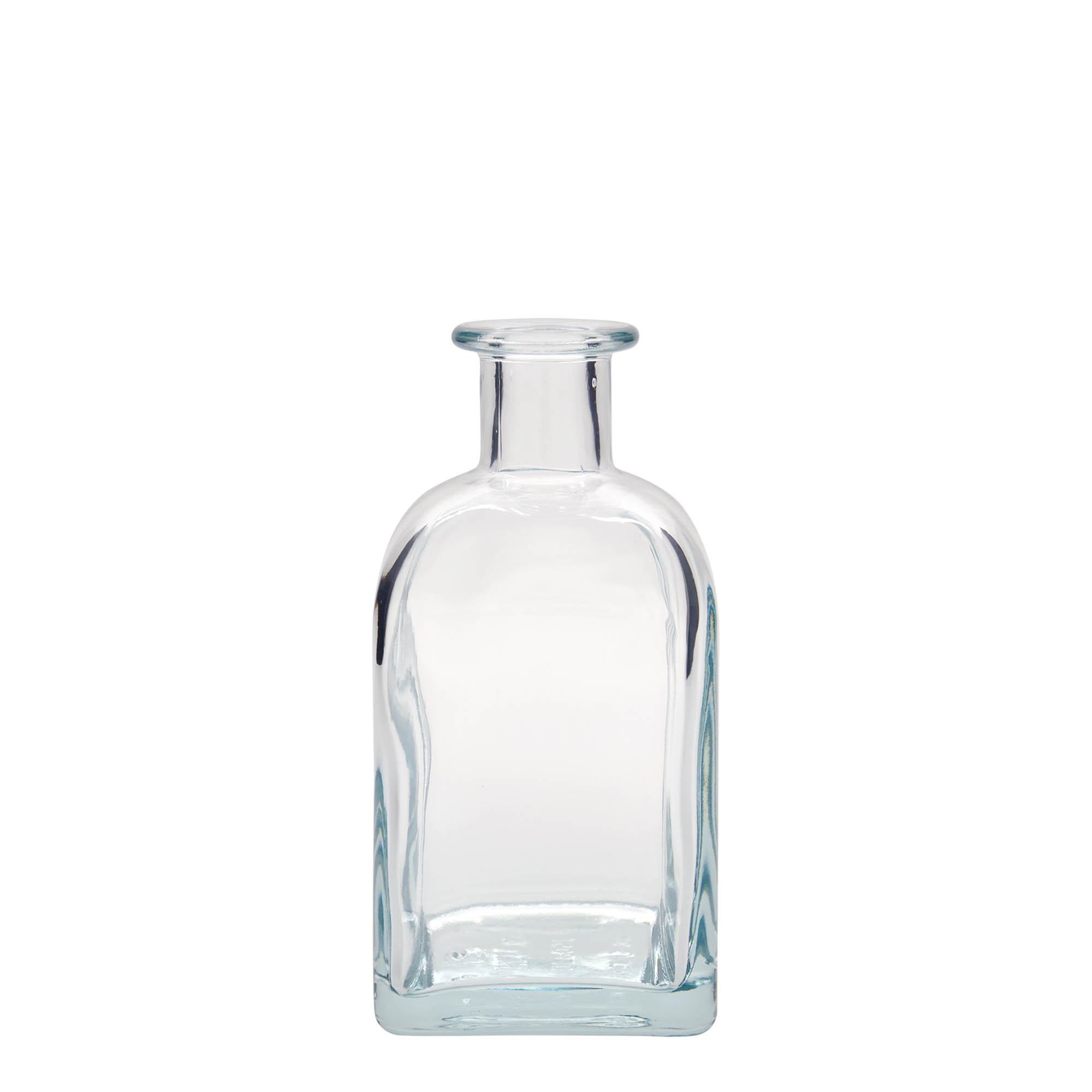 350 ml glasflaske Apotheker Carré, firkantet, åbning: kork 350 ml glasflaske Apotheker Carré, firkantet, åbning: kork