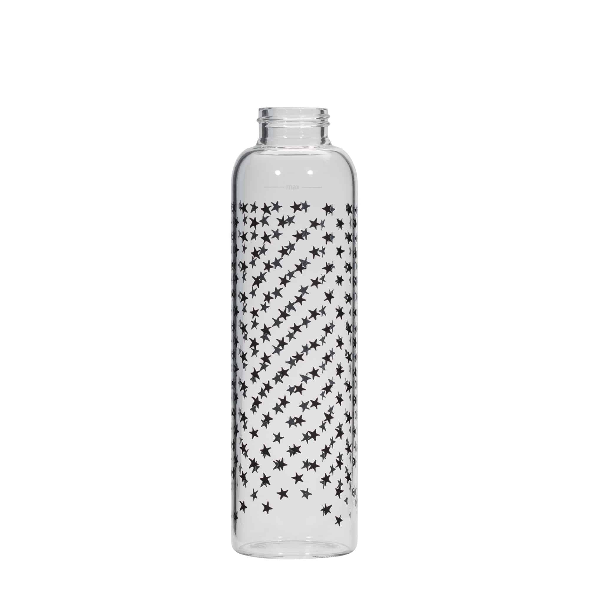 500 ml drikkedunk 'Perseus - Sorte Stjerner', åbning: skruelåg