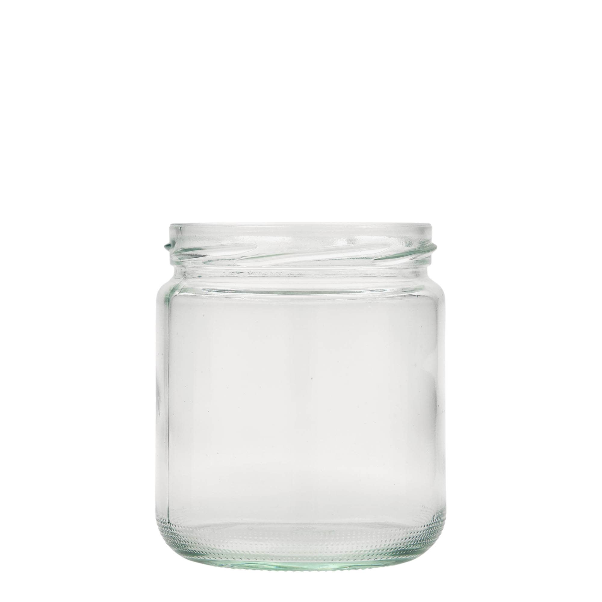 440 ml rundt glas, åbning: twist-off (TO 82)