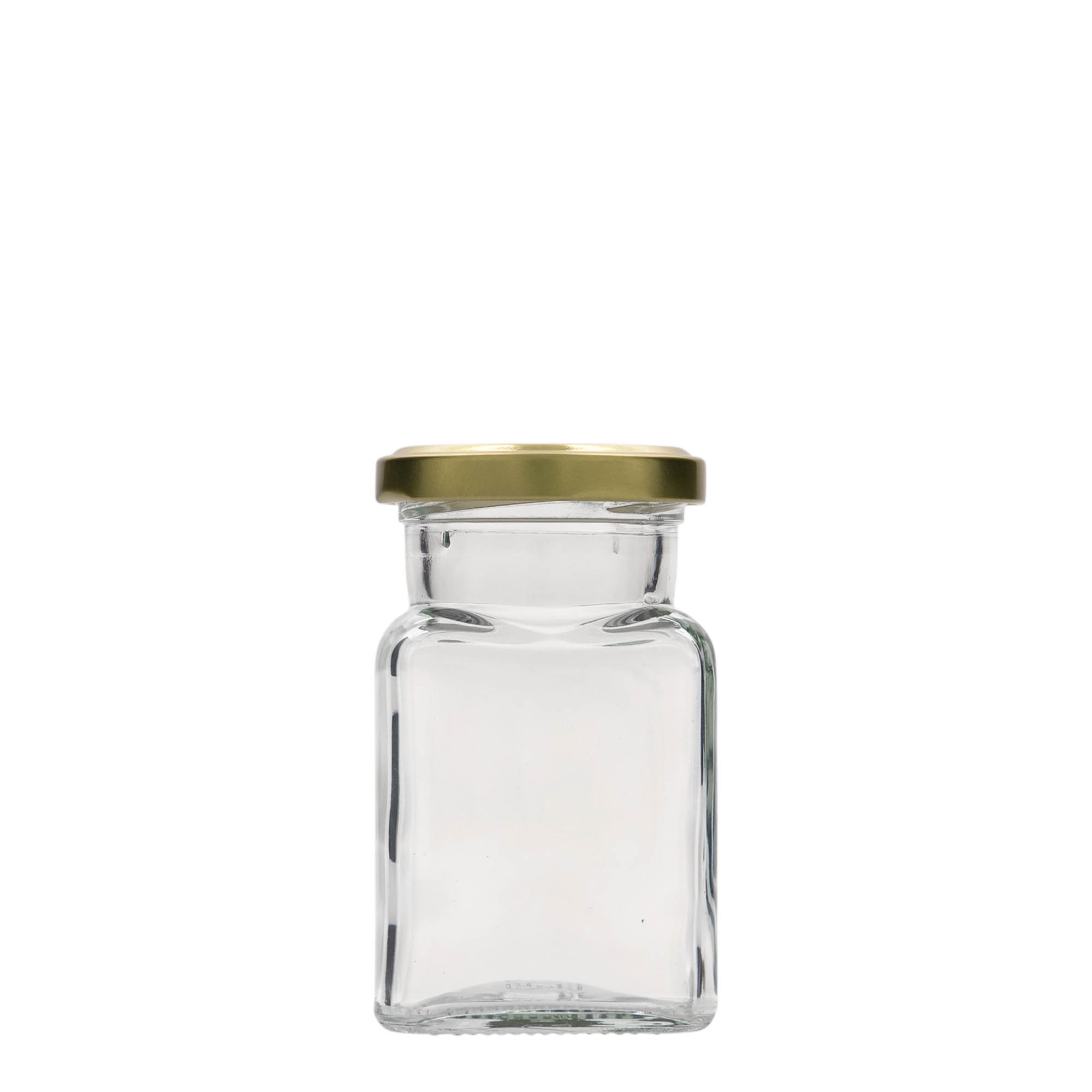 150 ml firkantet glas, åbning: Twist-off (TO 53)