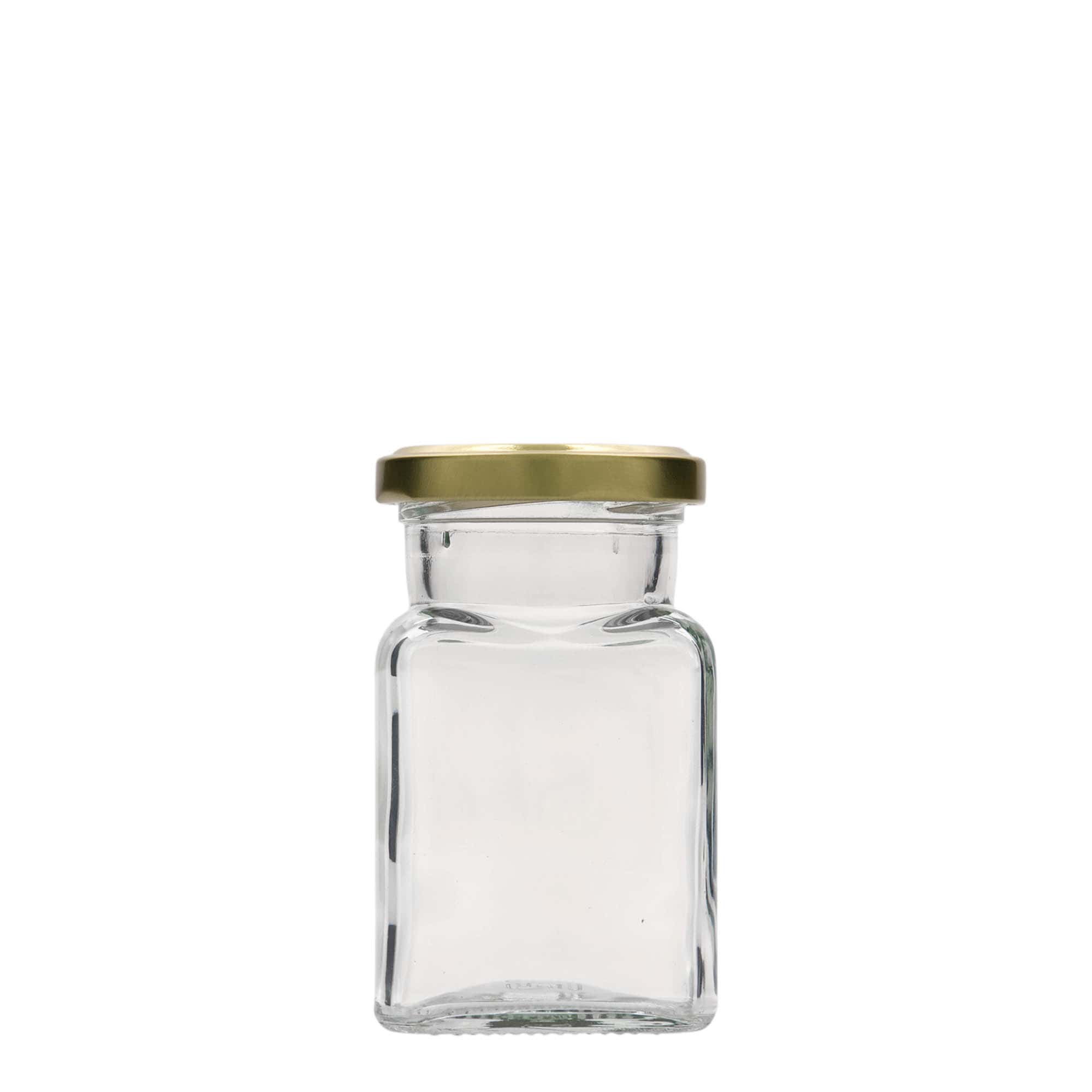 150 ml firkantet glas, åbning: Twist-off (TO 53)