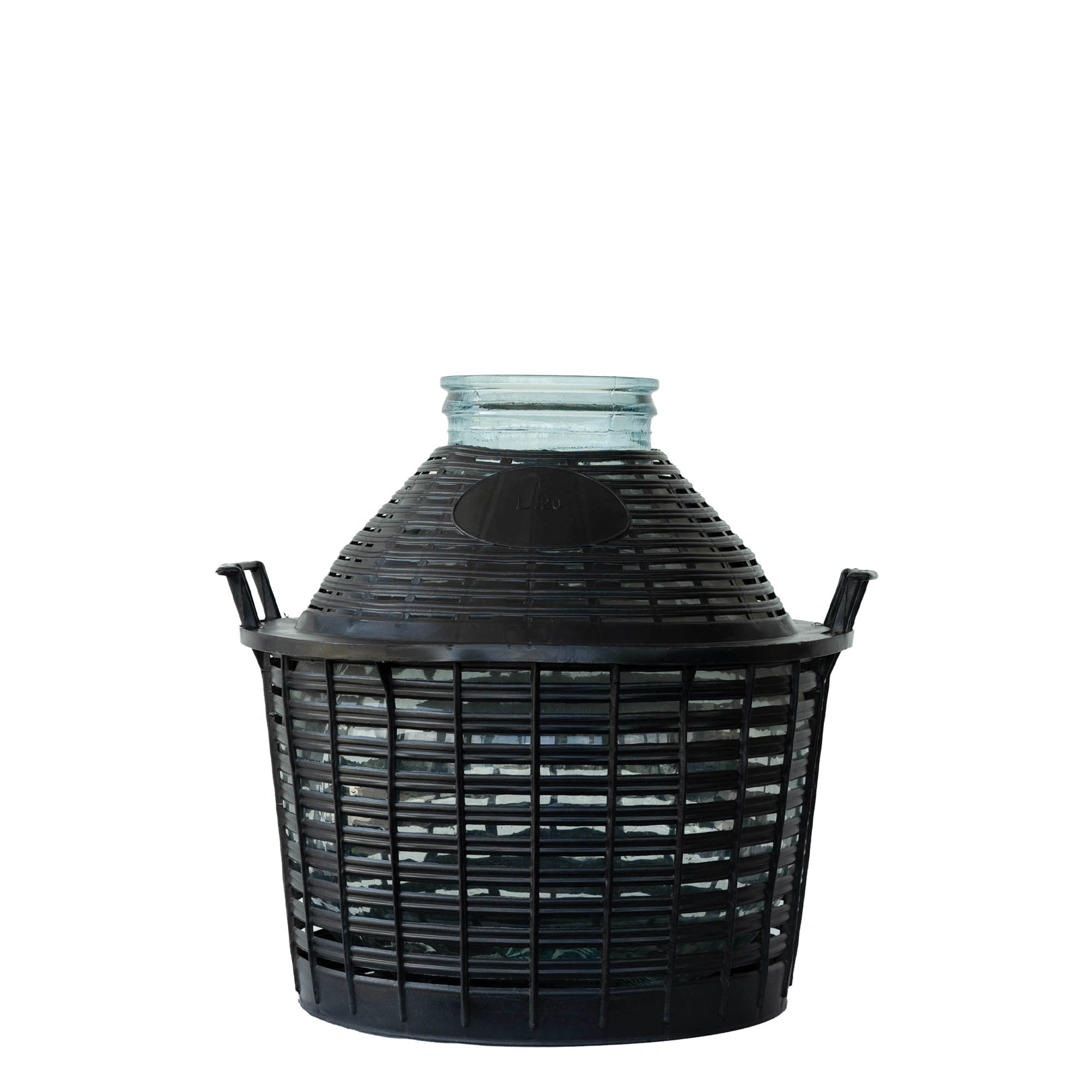 20 l ballonflaske med vid hals, glas, åbning: skruehætte 20 l ballonflaske med vid hals, glas, åbning: skruehætte