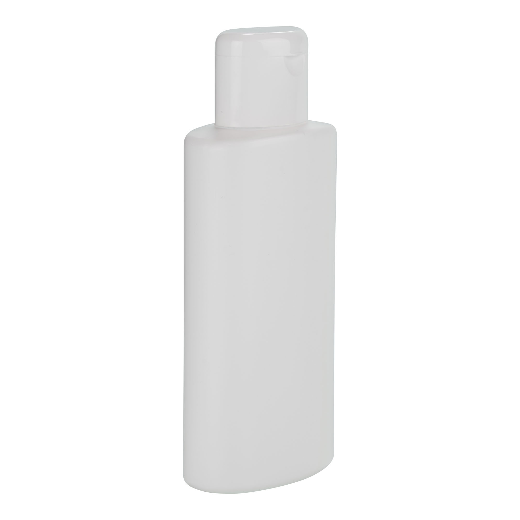 250 ml plastikflaske 'Indy', oval, HDPE, hvid, åbning: skruelåg 250 ml plastikflaske 'Indy', oval, HDPE, hvid, åbning: skruelåg