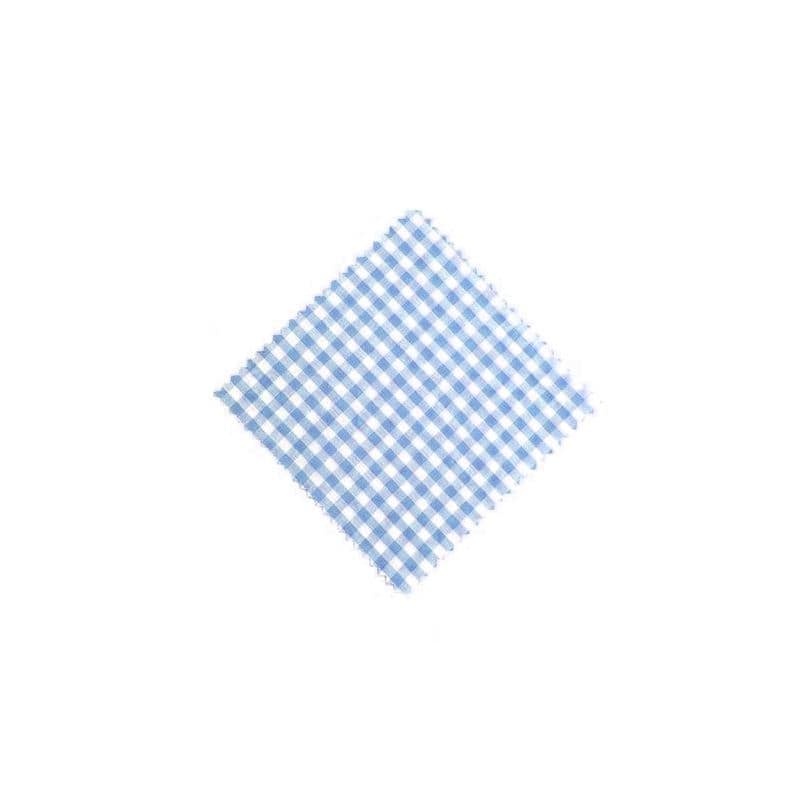Stofservietter 12x12, kvadratisk, tekstil, lyseblå, åbning: TO38-TO53