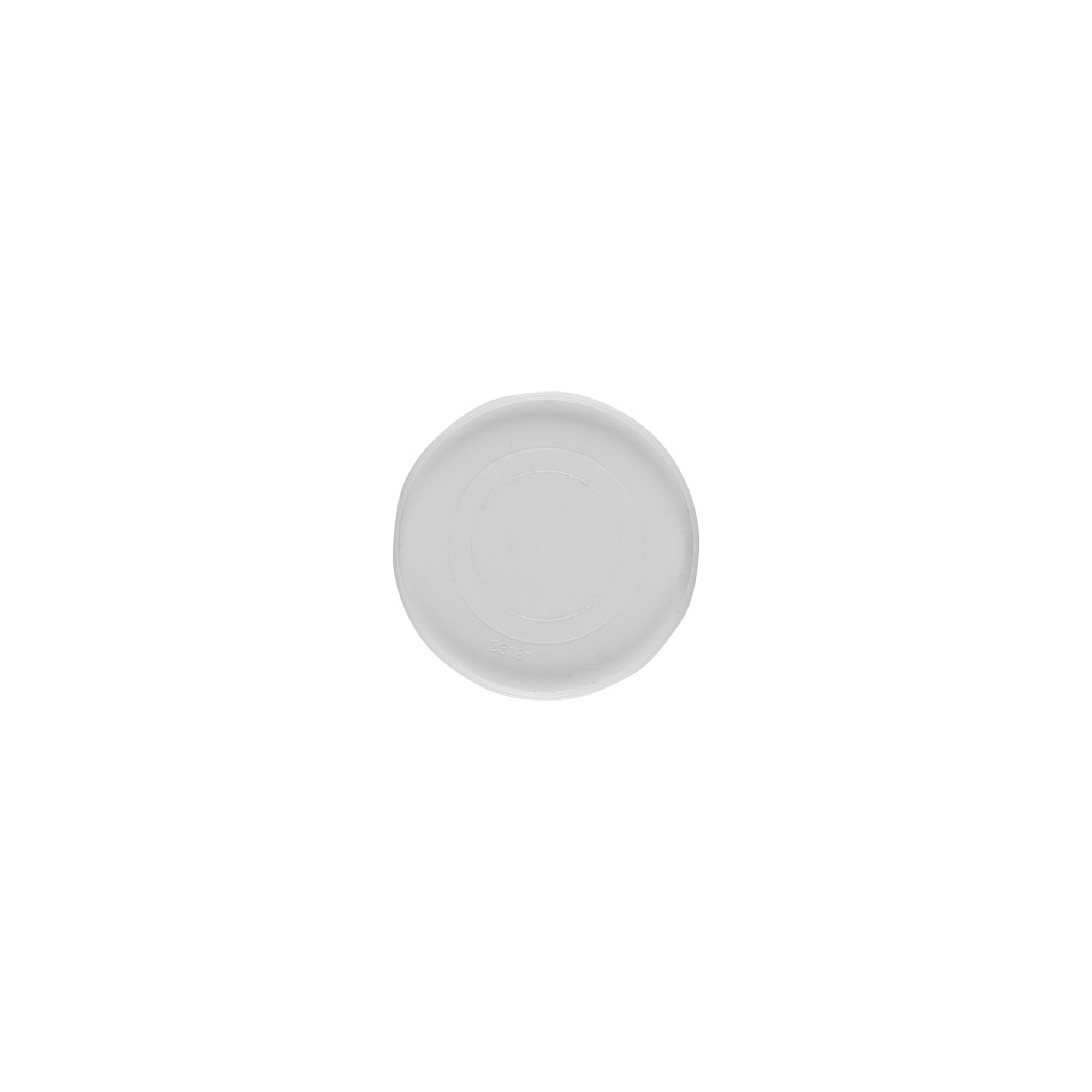 Dæksel til 50 ml 'Bianca', PP-plast, hvid