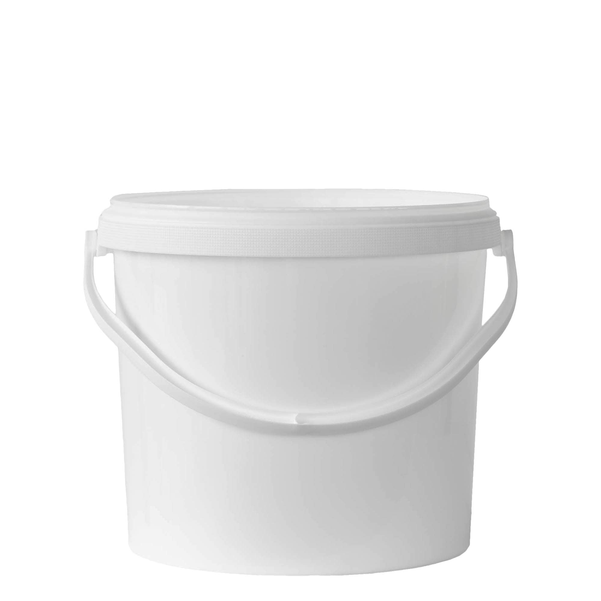 12,5 l spand, PP-plast, hvid 12,5 l spand, PP-plast, hvid