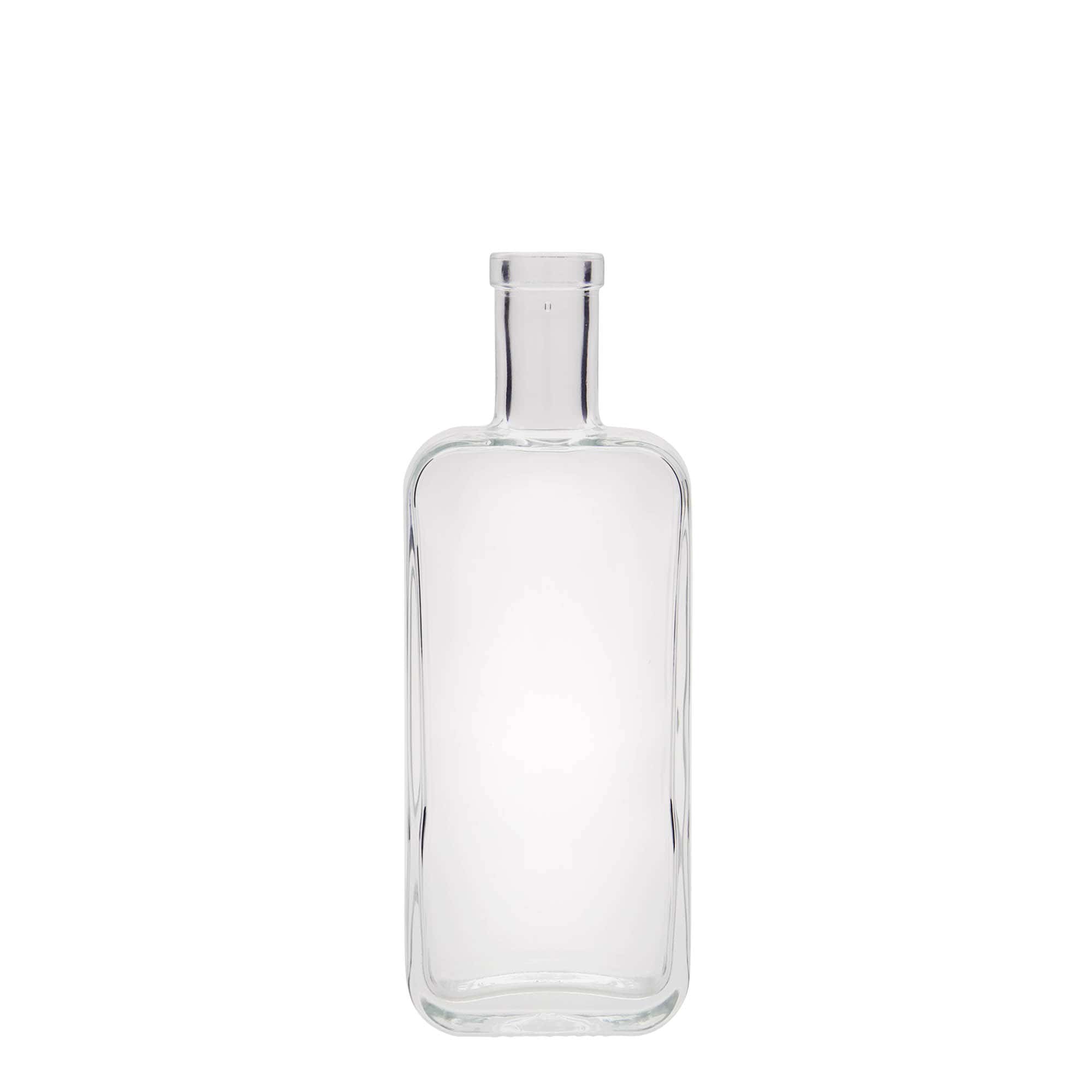 200 ml glasflaske 'Nice', firkantet, åbning: Kork 200 ml glasflaske 'Nice', firkantet, åbning: Kork