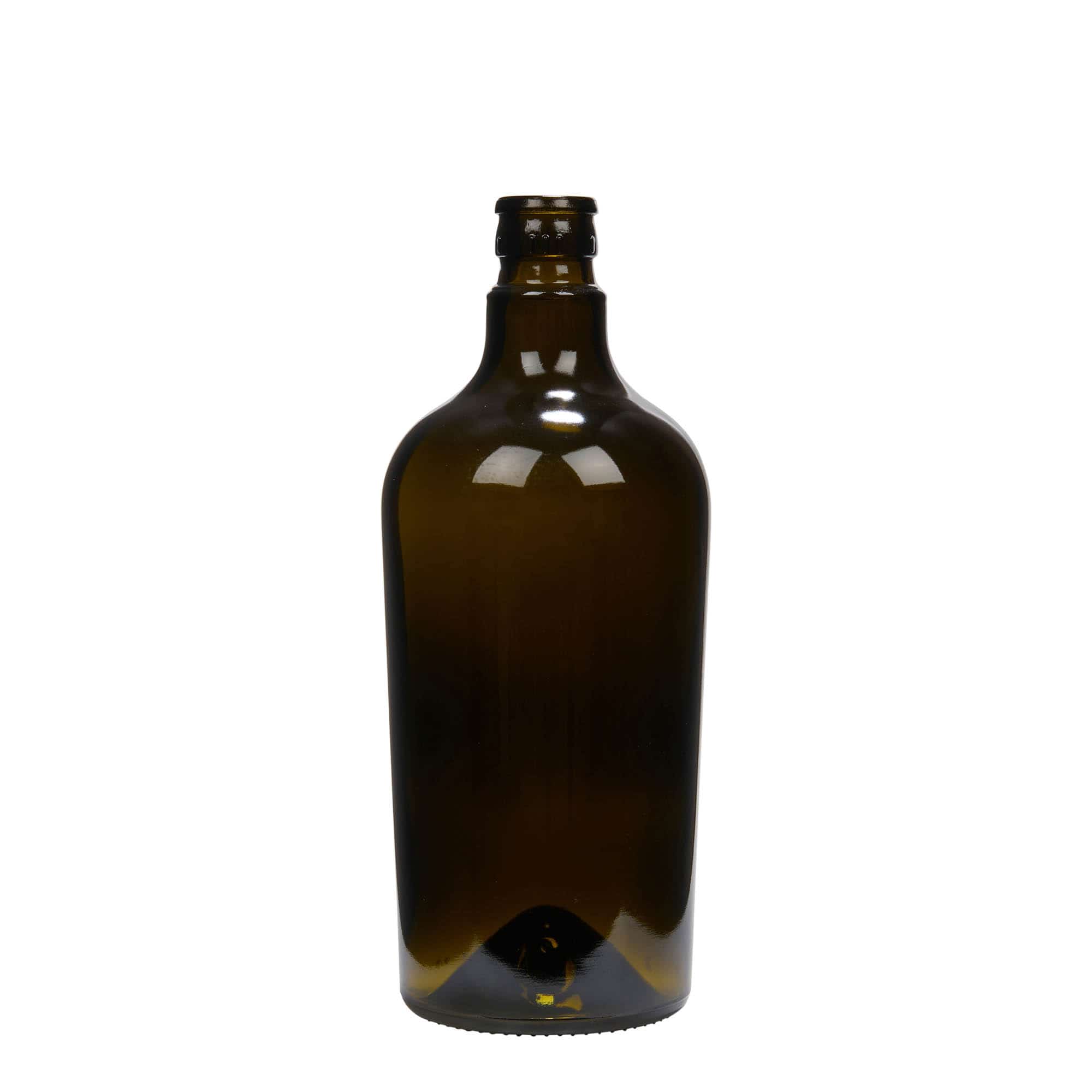 750 ml eddike-/olieflaske 'Oleum', glas, antikgrøn, åbning: DOP 750 ml eddike-/olieflaske 'Oleum', glas, antikgrøn, åbning: DOP