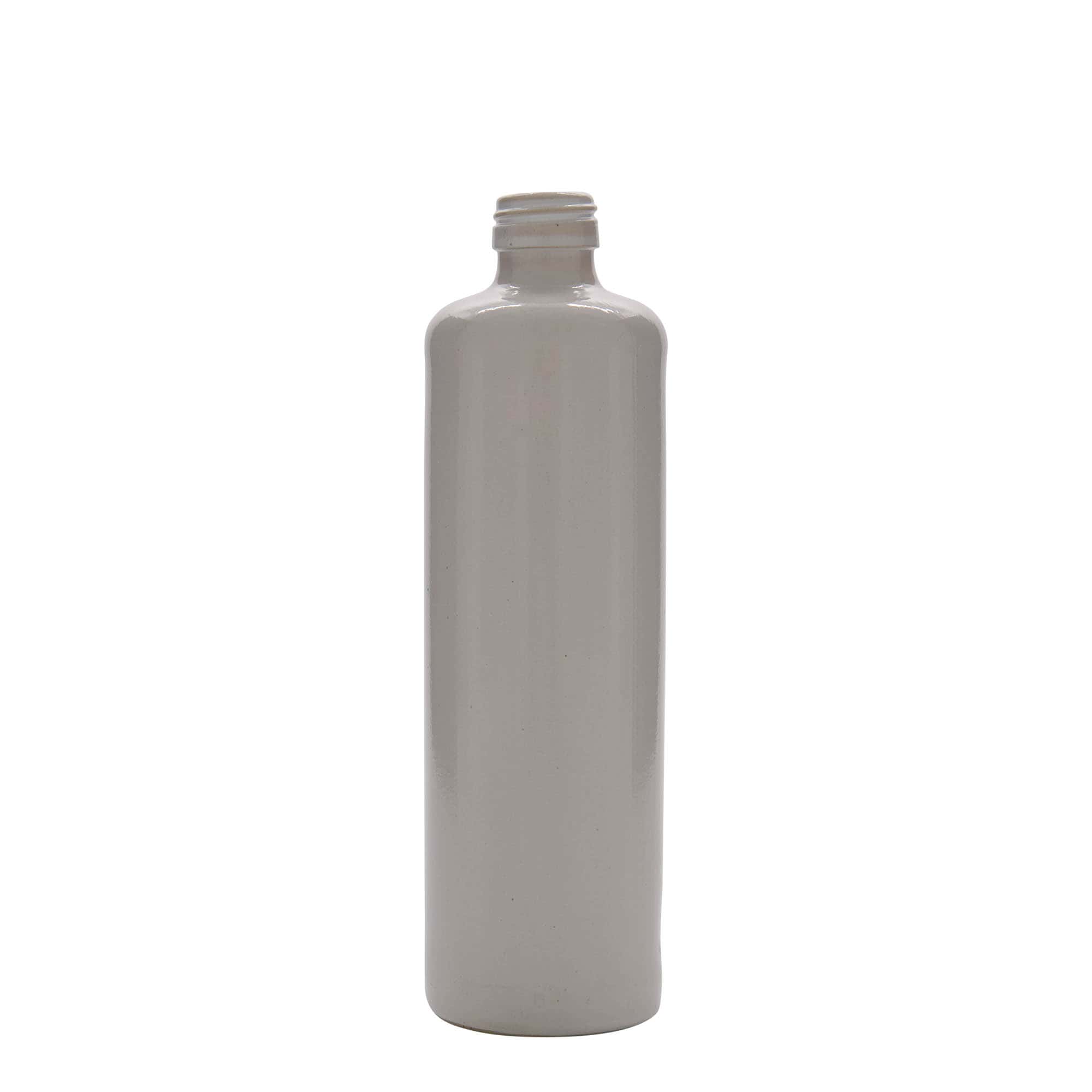 500 ml tonkrukke, stentøj, hvid, åbning: PP 31,5
