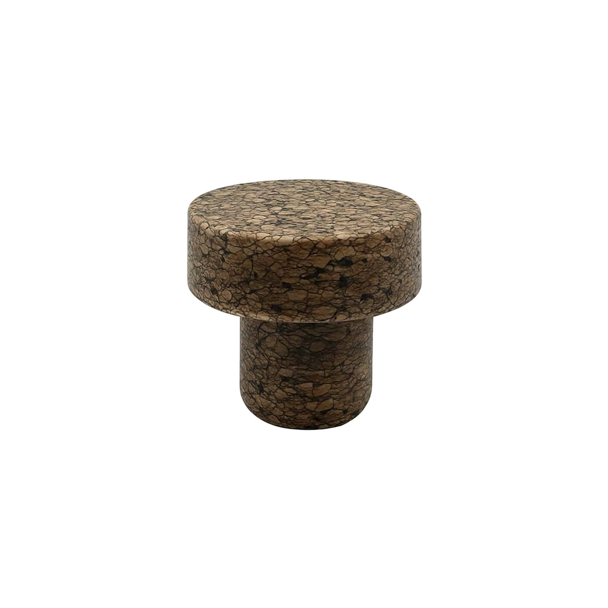 Grebsprop 'Sharp' 22,5 mm, Corkcoal, til munding: kork med flad munding