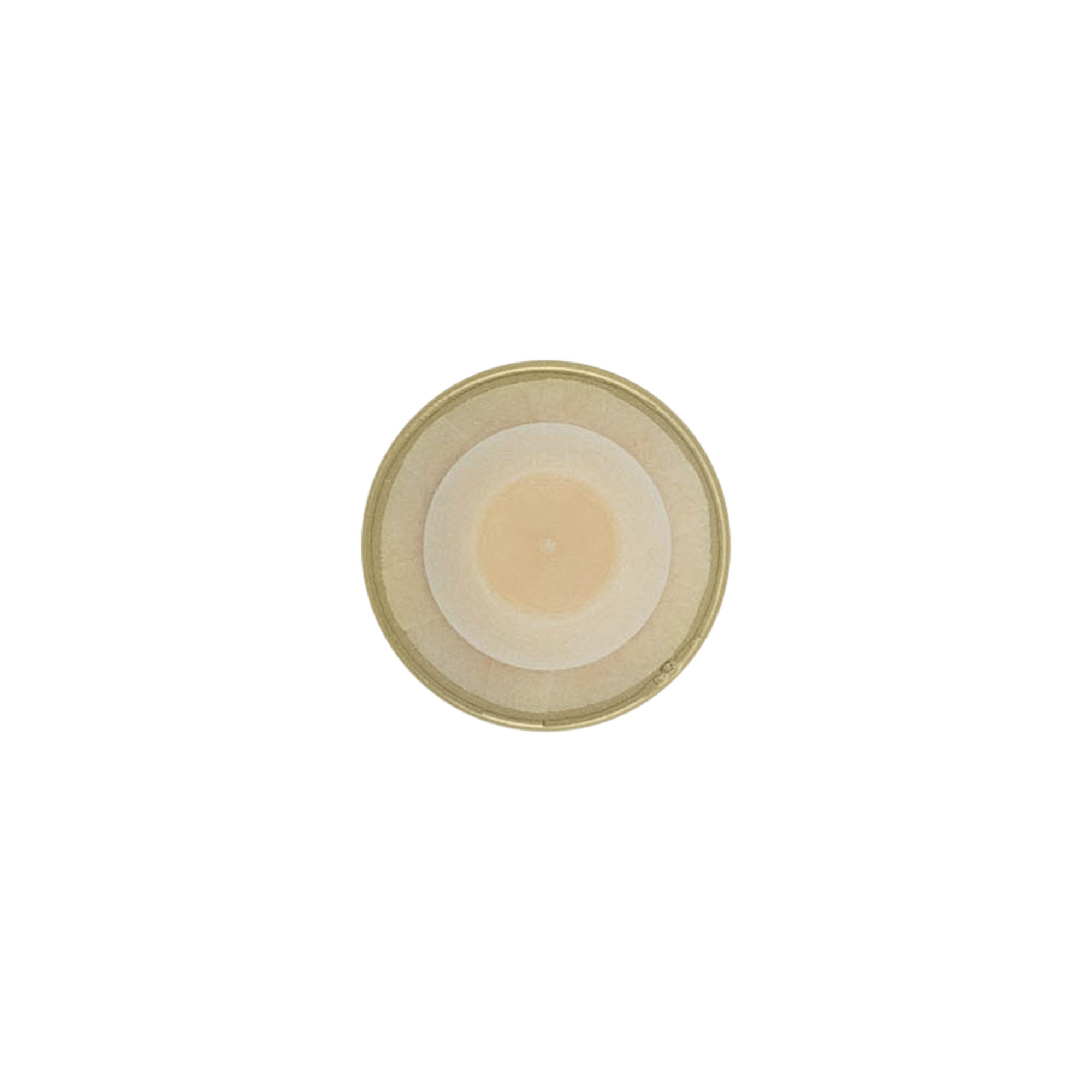 Grebskork 19 mm, plastik, guld, til munding: Kork