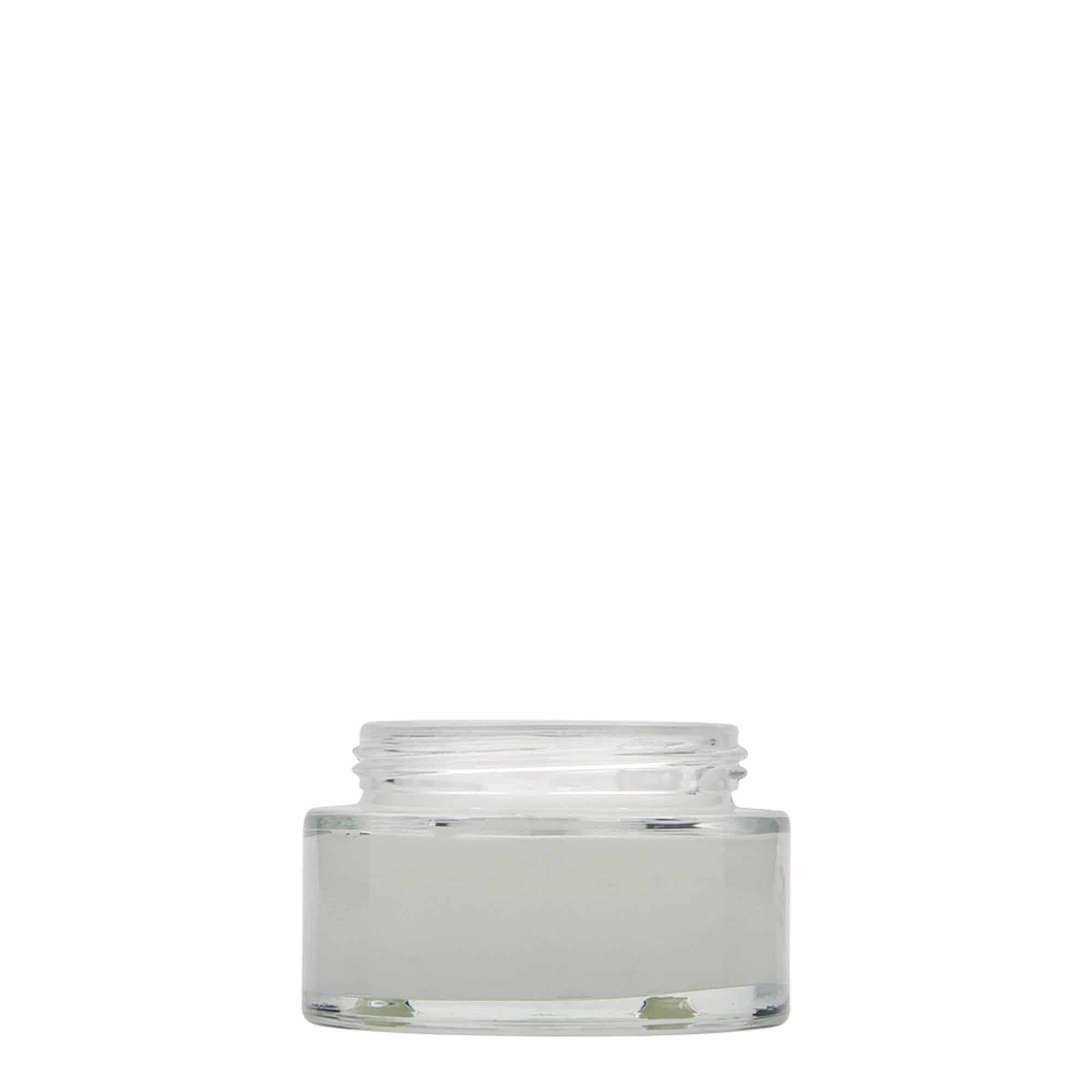 50 ml krukke 'Clear Edition', glas, åbning: skruelåg
